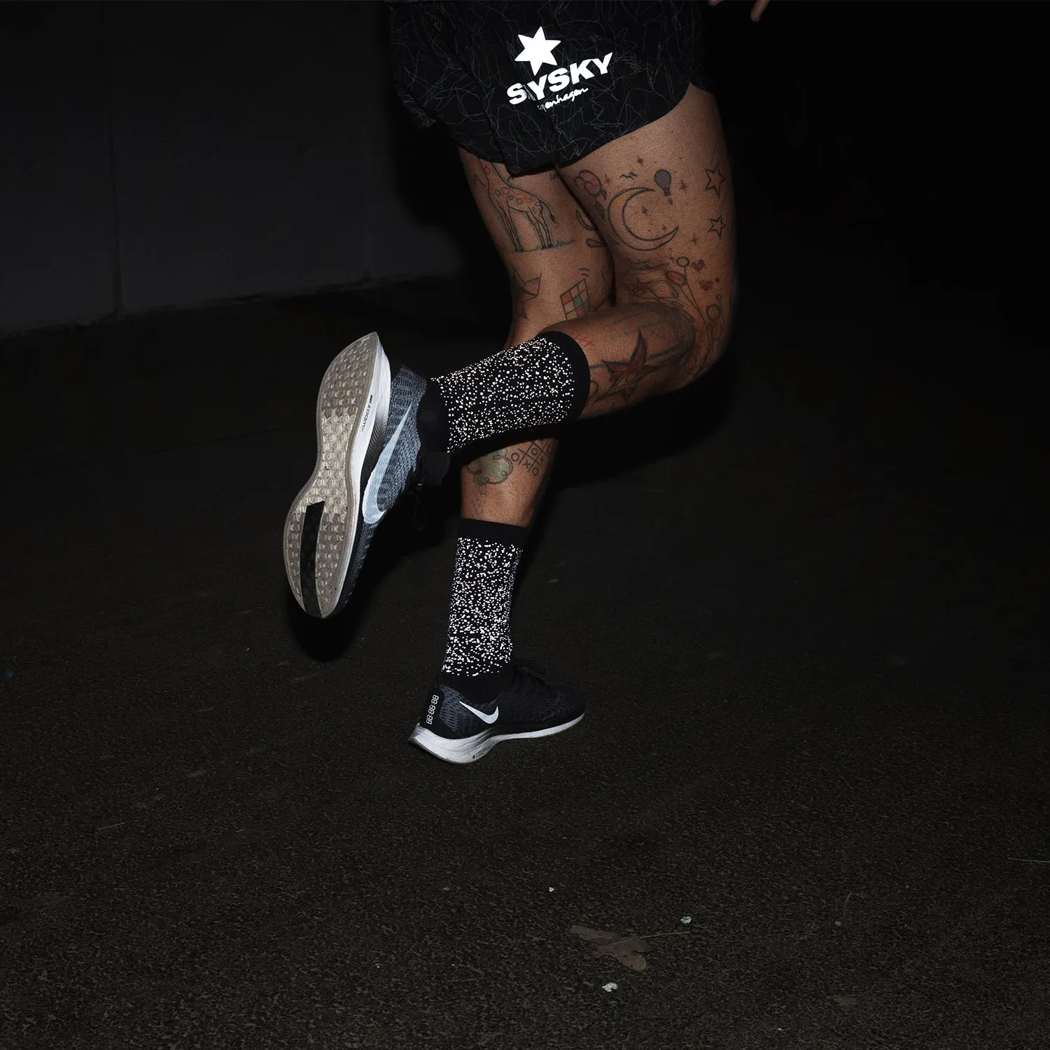 2-Pack Reflective High Combat Socks