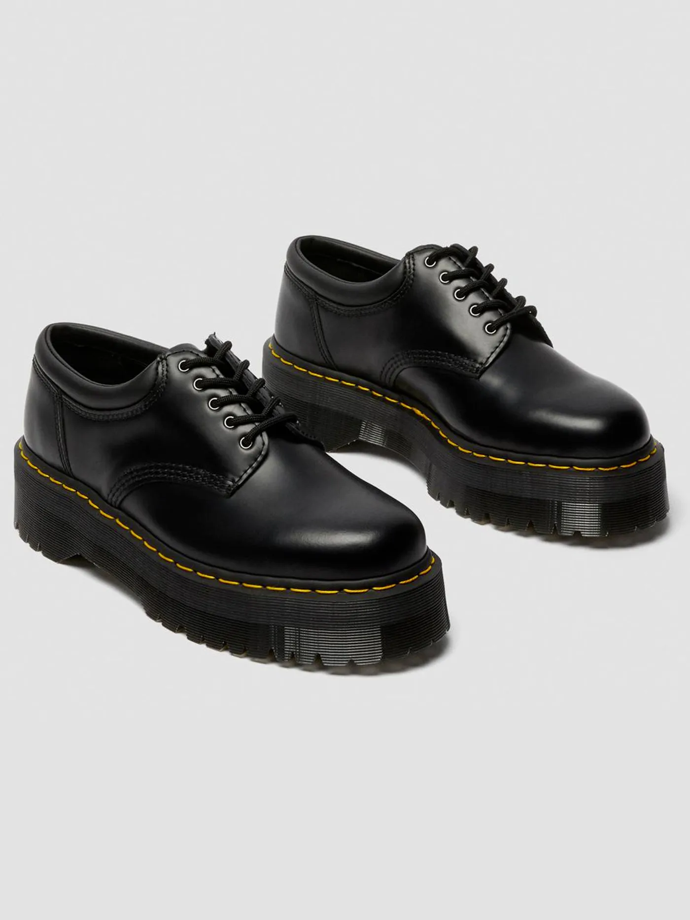 8053 Leather Platform Casual Shoes