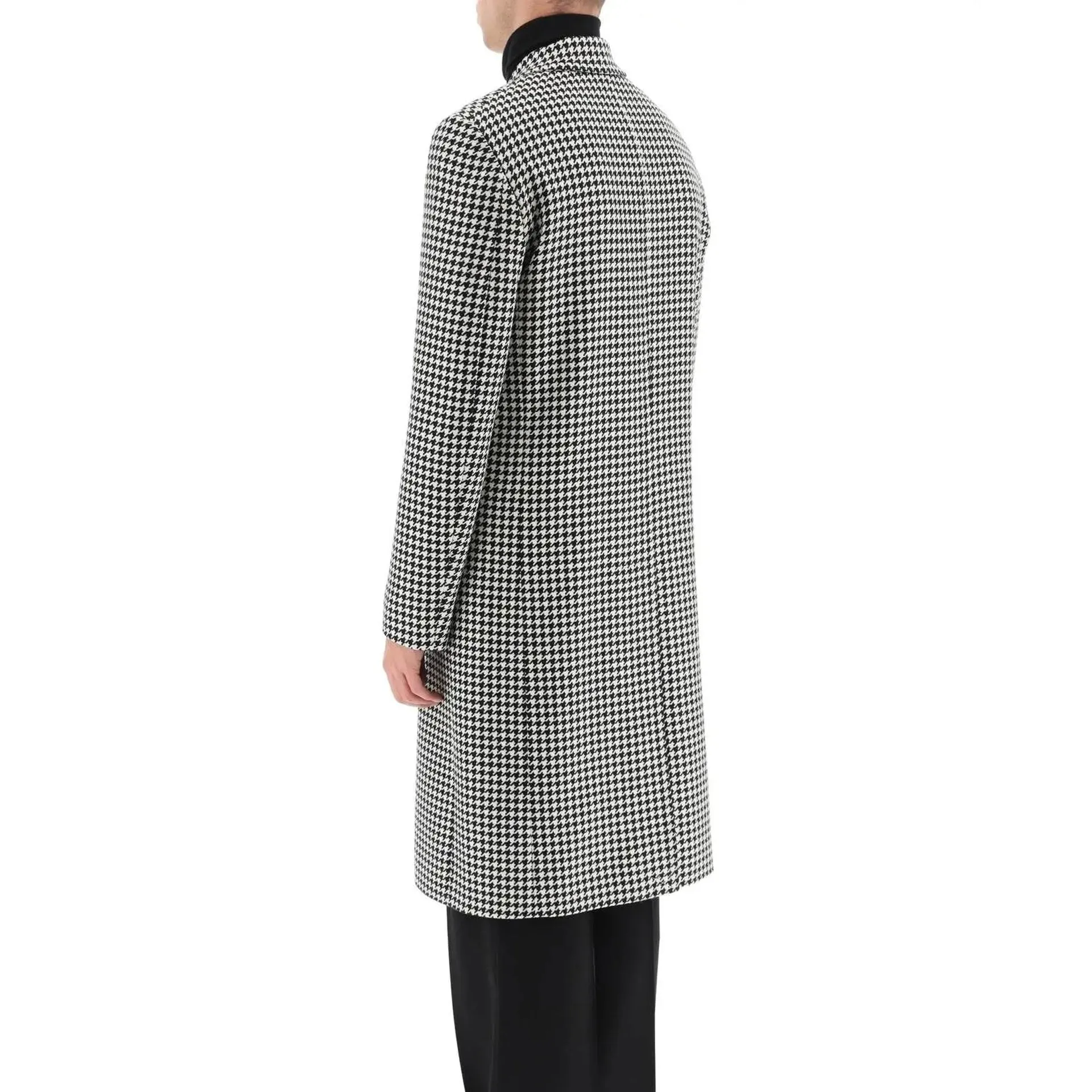 Alexander McQueen Cappotto in lana Pied-De-Poule