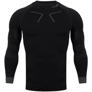 Alpinus Mens Tactical Base Layer Thermoactive T-Shirt - Black/Gray