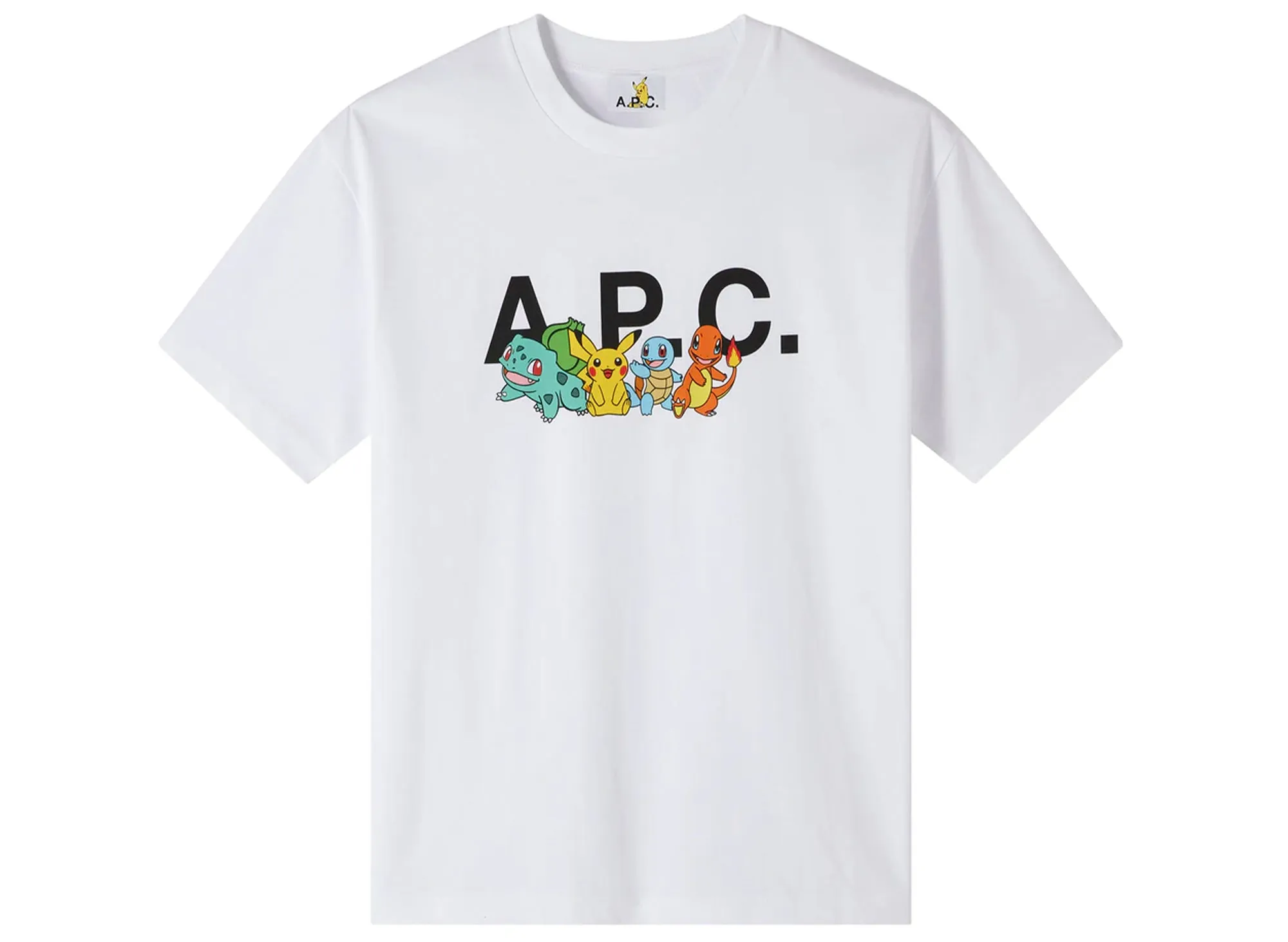 A.P.C. x Pokemon The Crew H T-Shirt in White