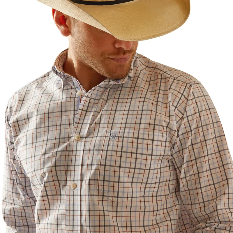 'Ariat' Men's Pro Series Dan Button Down - White