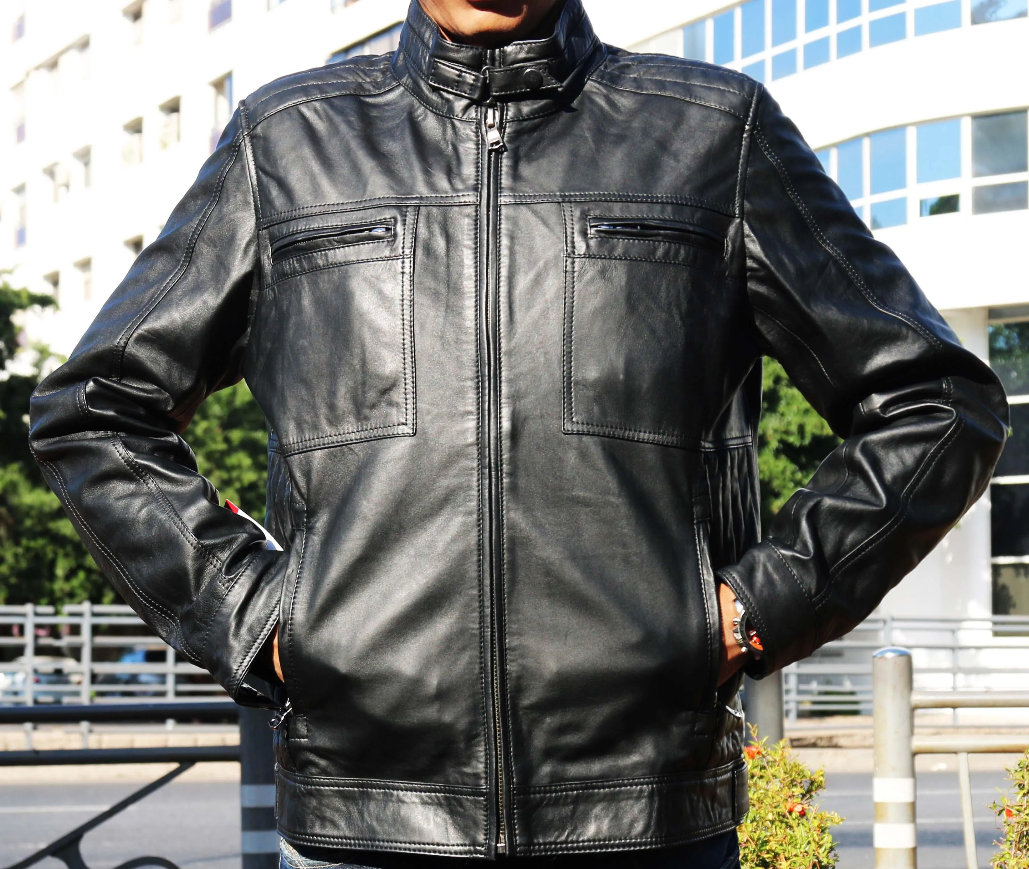 Artak- Leather Genuine Jacket for Men