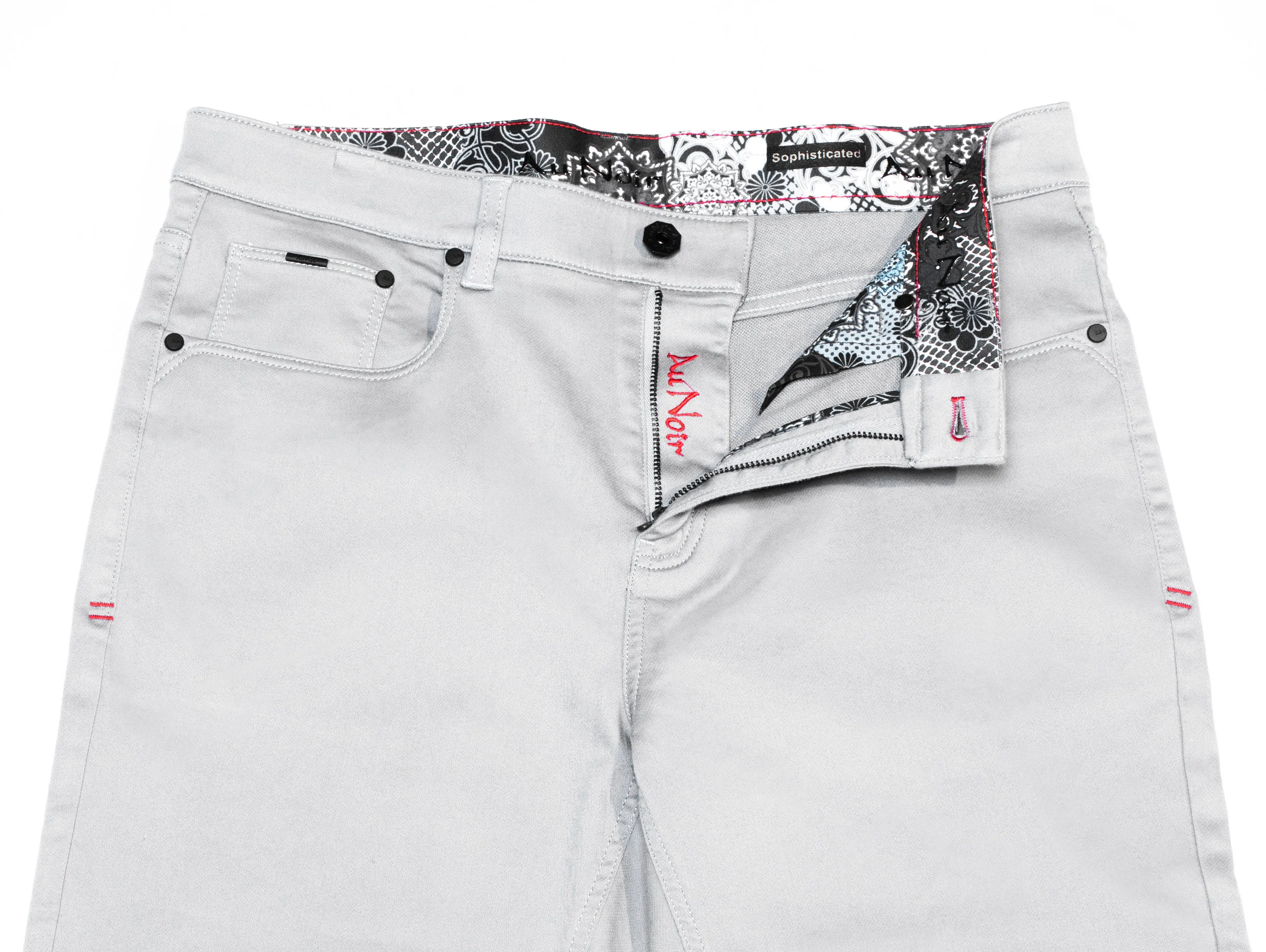 Au Noir Stretch Pant | Johnny-SKC Optic White