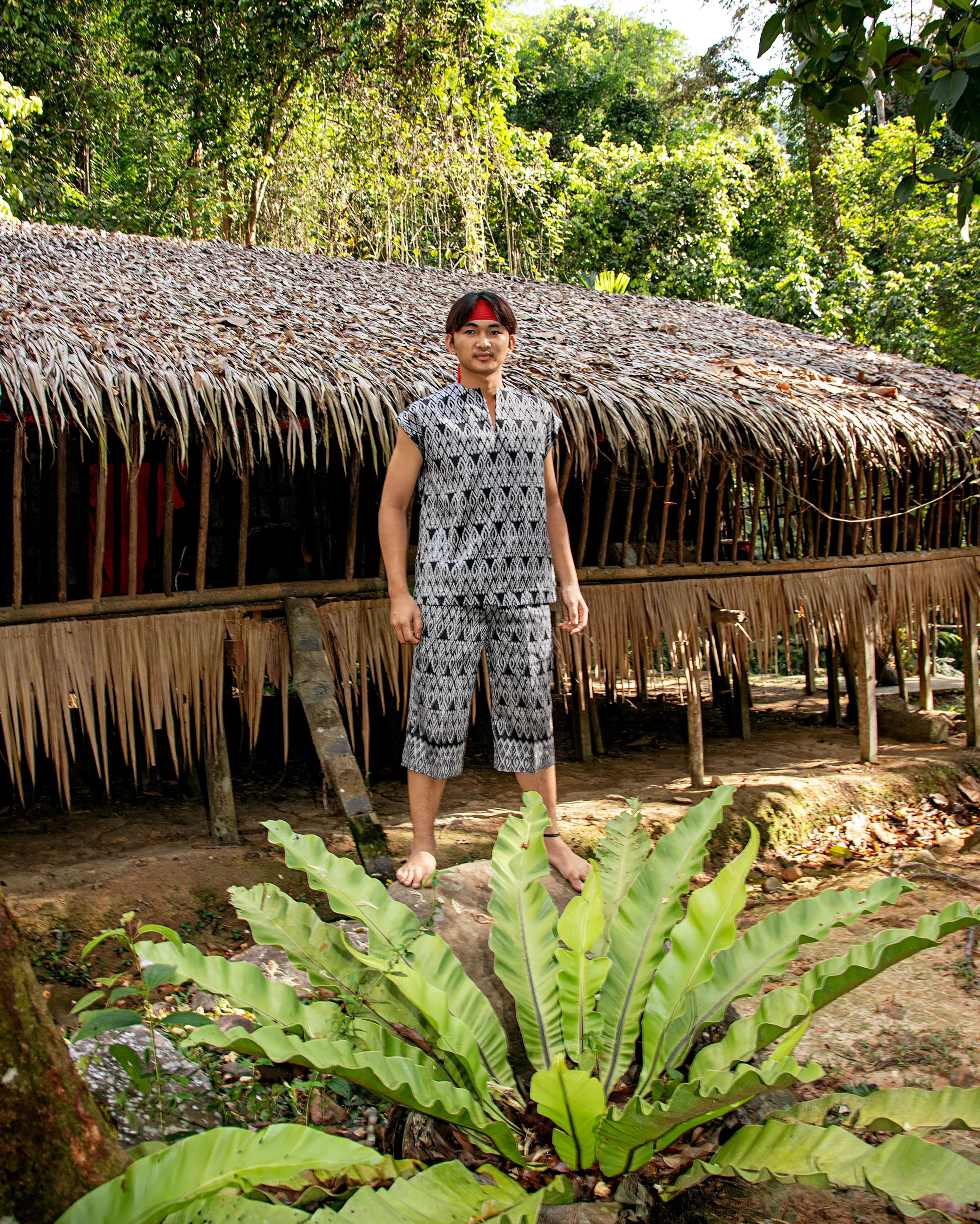 Baju Bujang Ikat (Black)