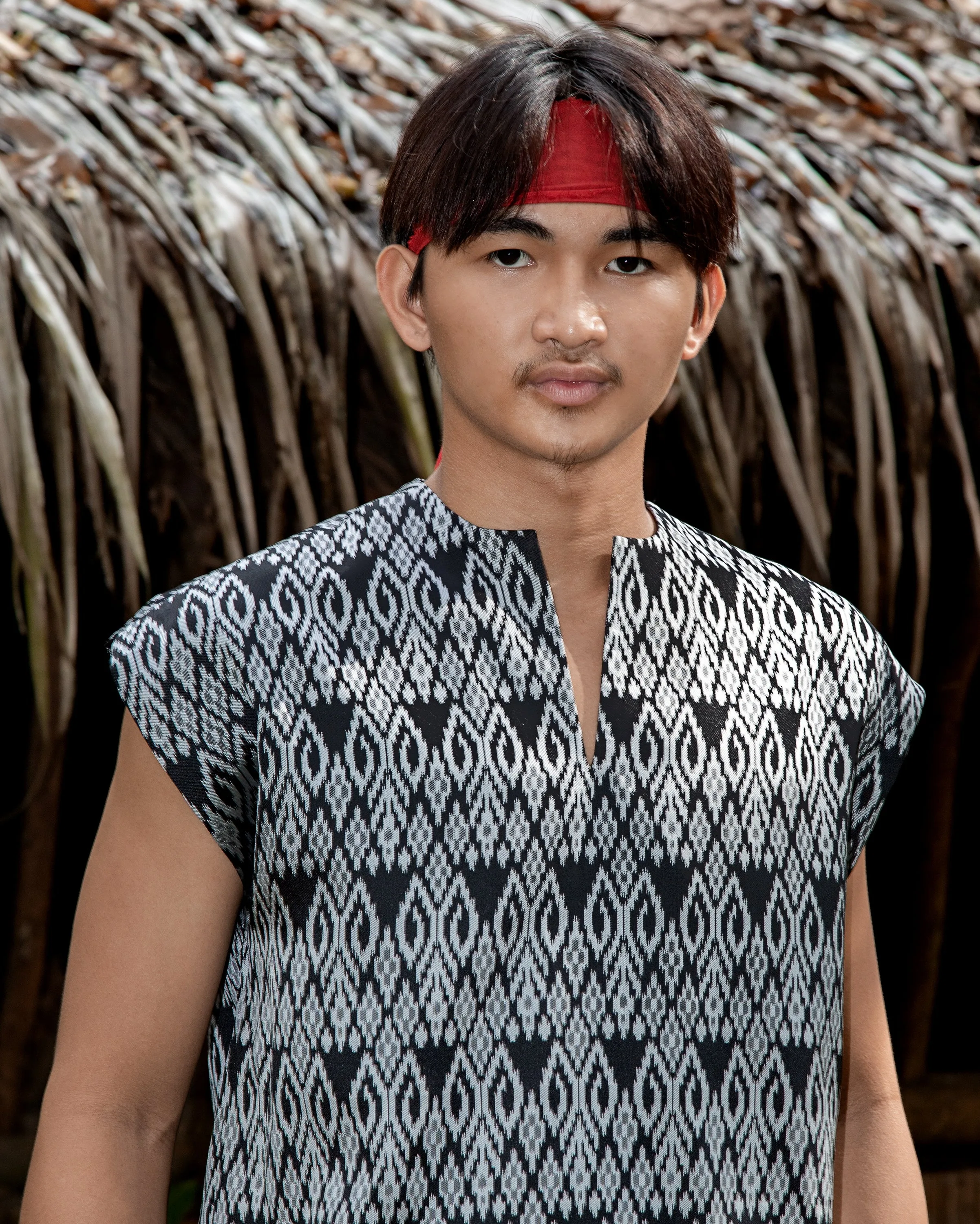 Baju Bujang Ikat (Black)