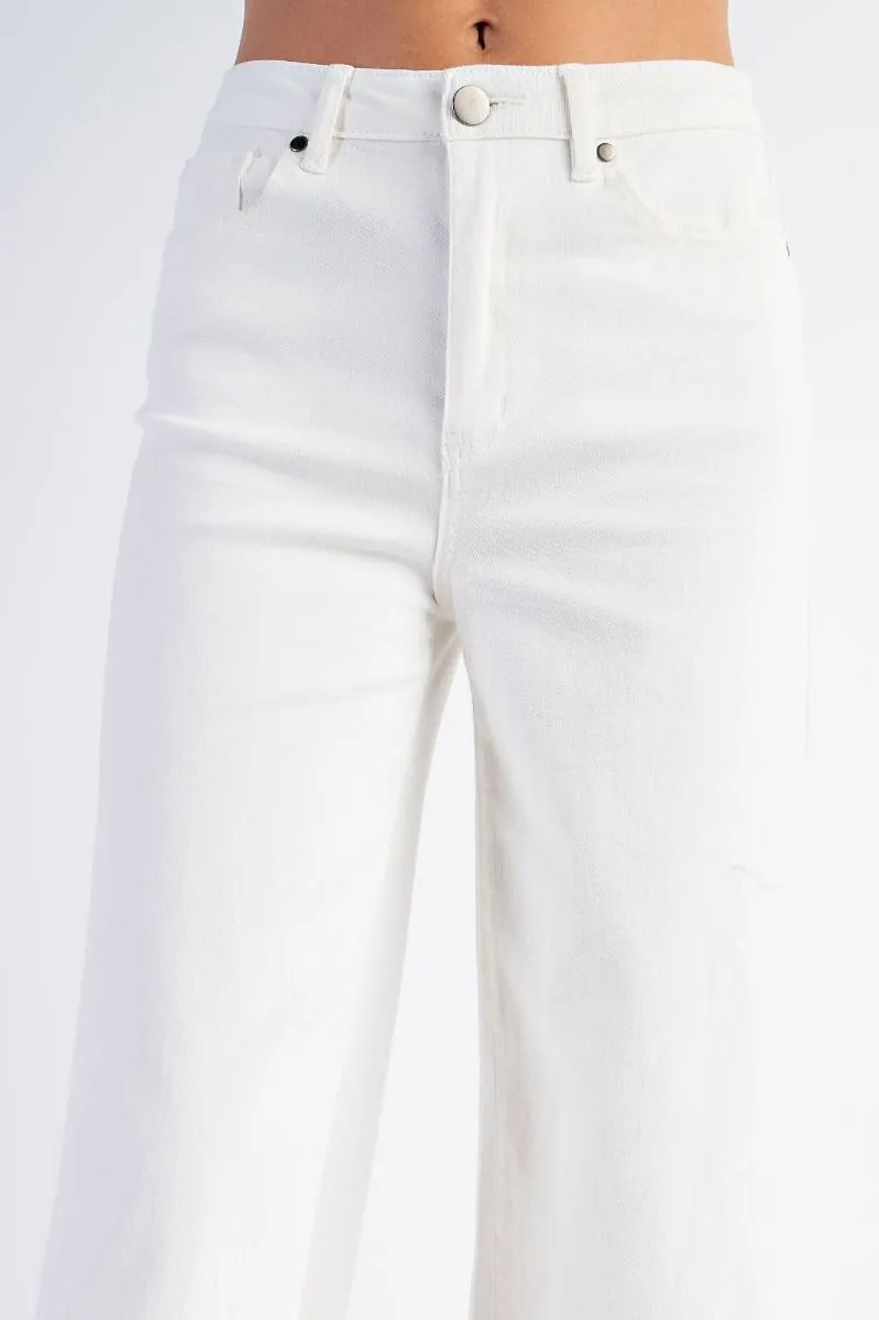 Belle High Waisted Twill Pants