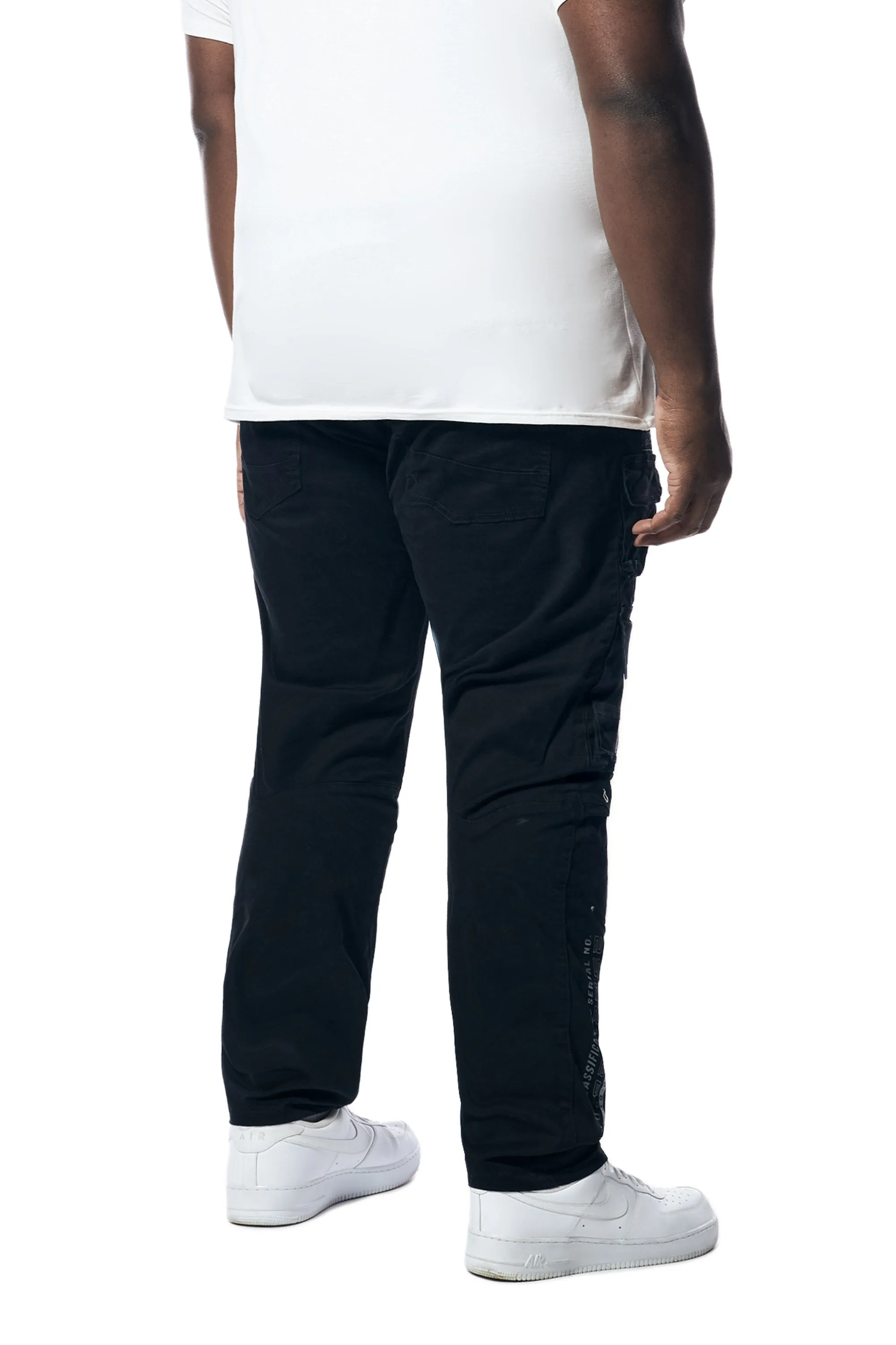 Big and Tall - Utility Printed Twill Cargo Pants