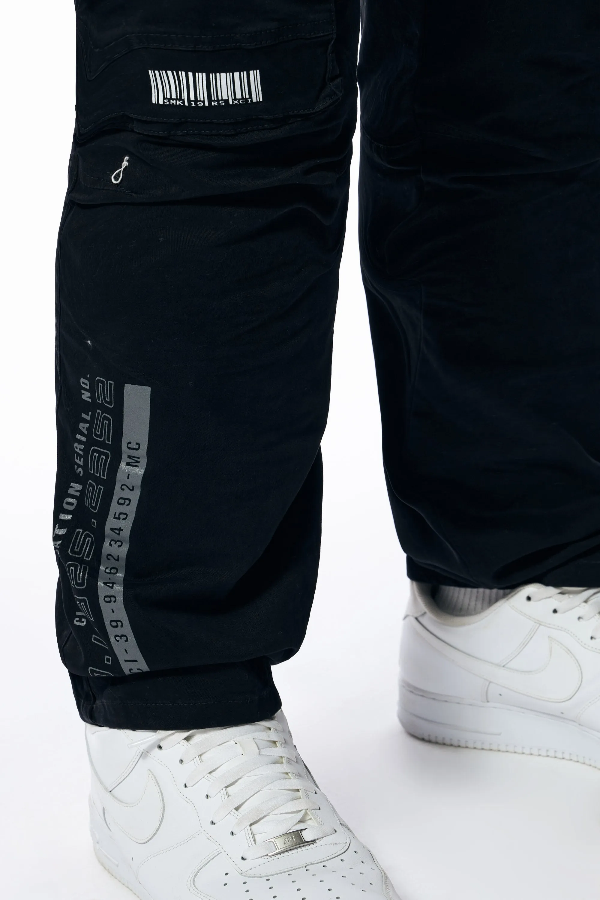 Big and Tall - Utility Printed Twill Cargo Pants