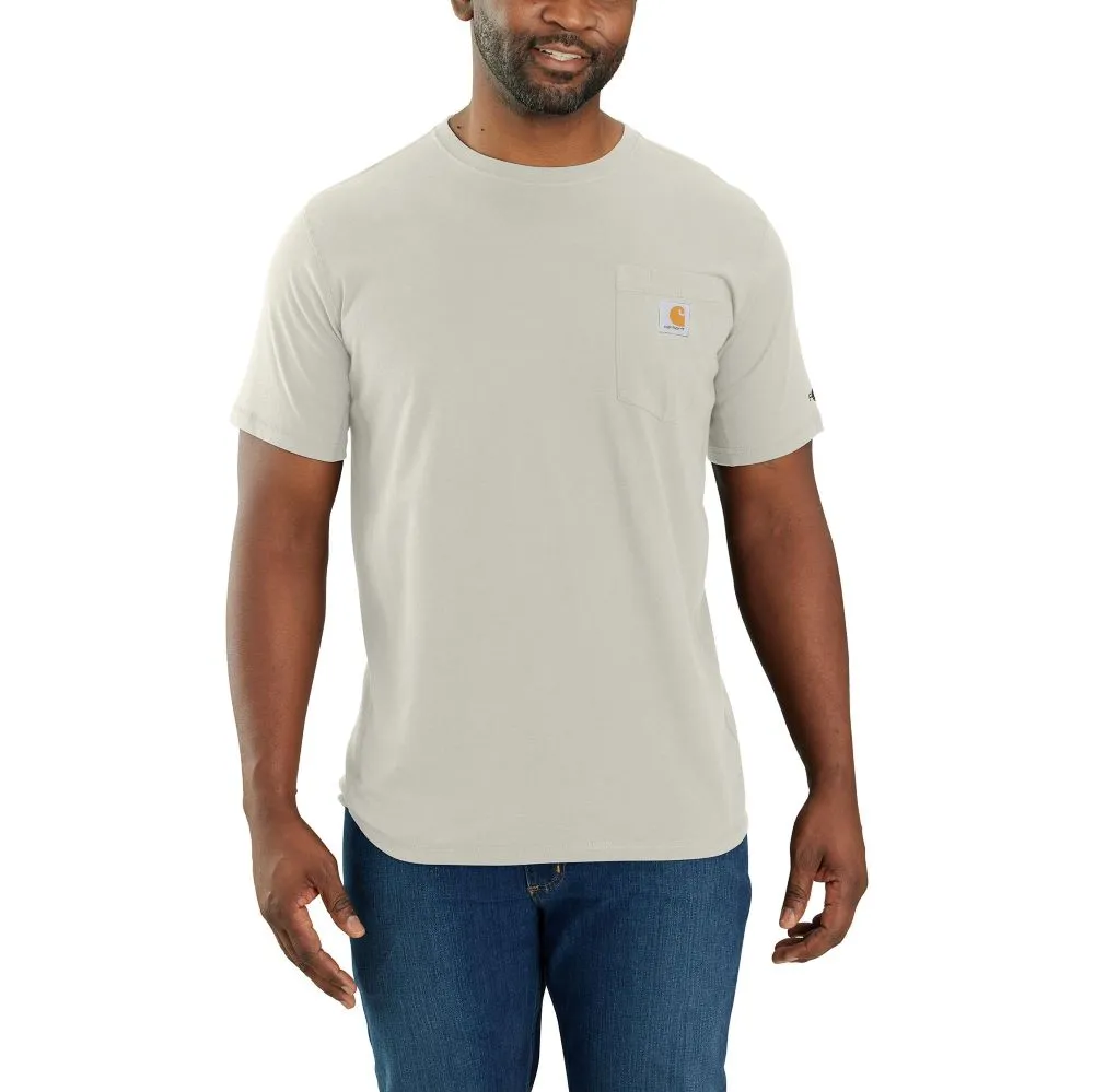 'Carhartt' Men's Force Relaxed Fit Midweight Pocket T-Shirt - Malt