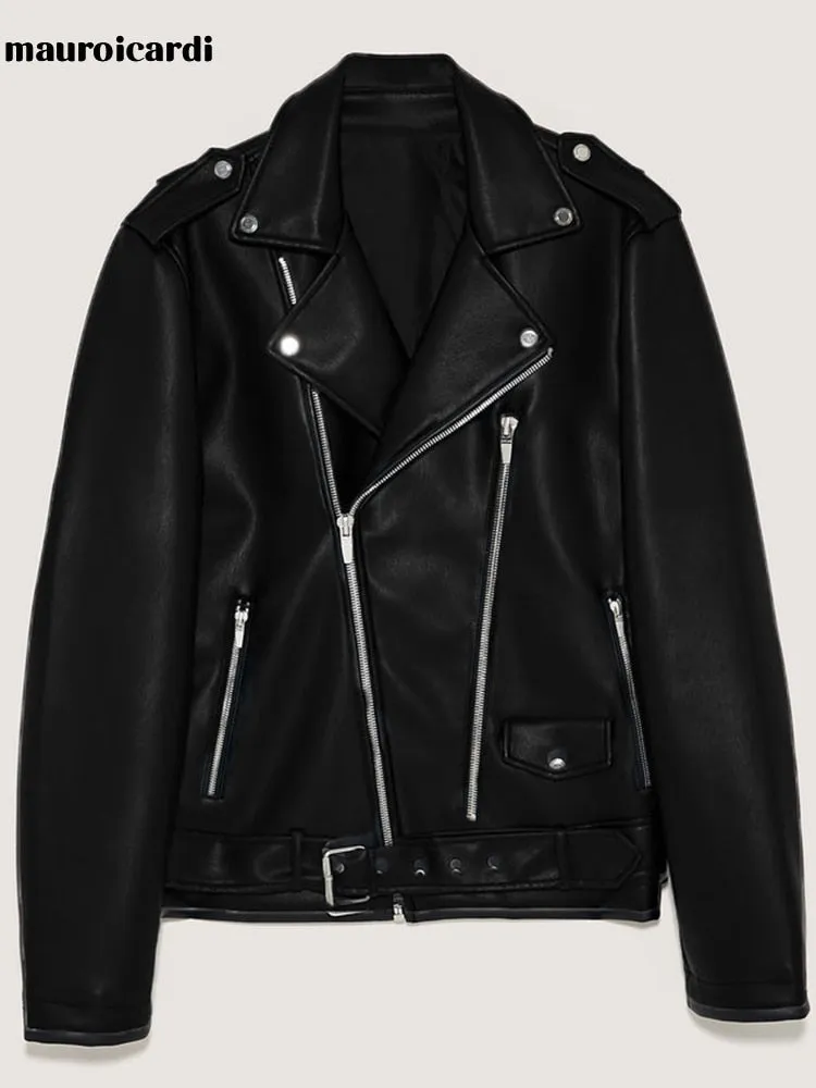 Cavalier Faux Leather Jacket