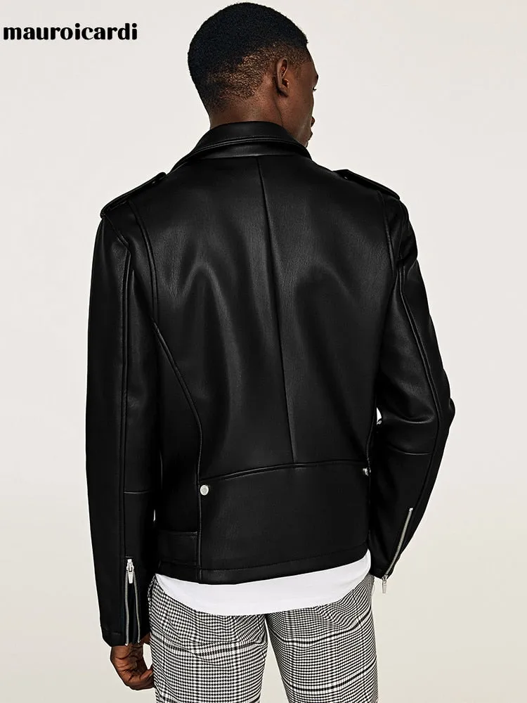 Cavalier Faux Leather Jacket