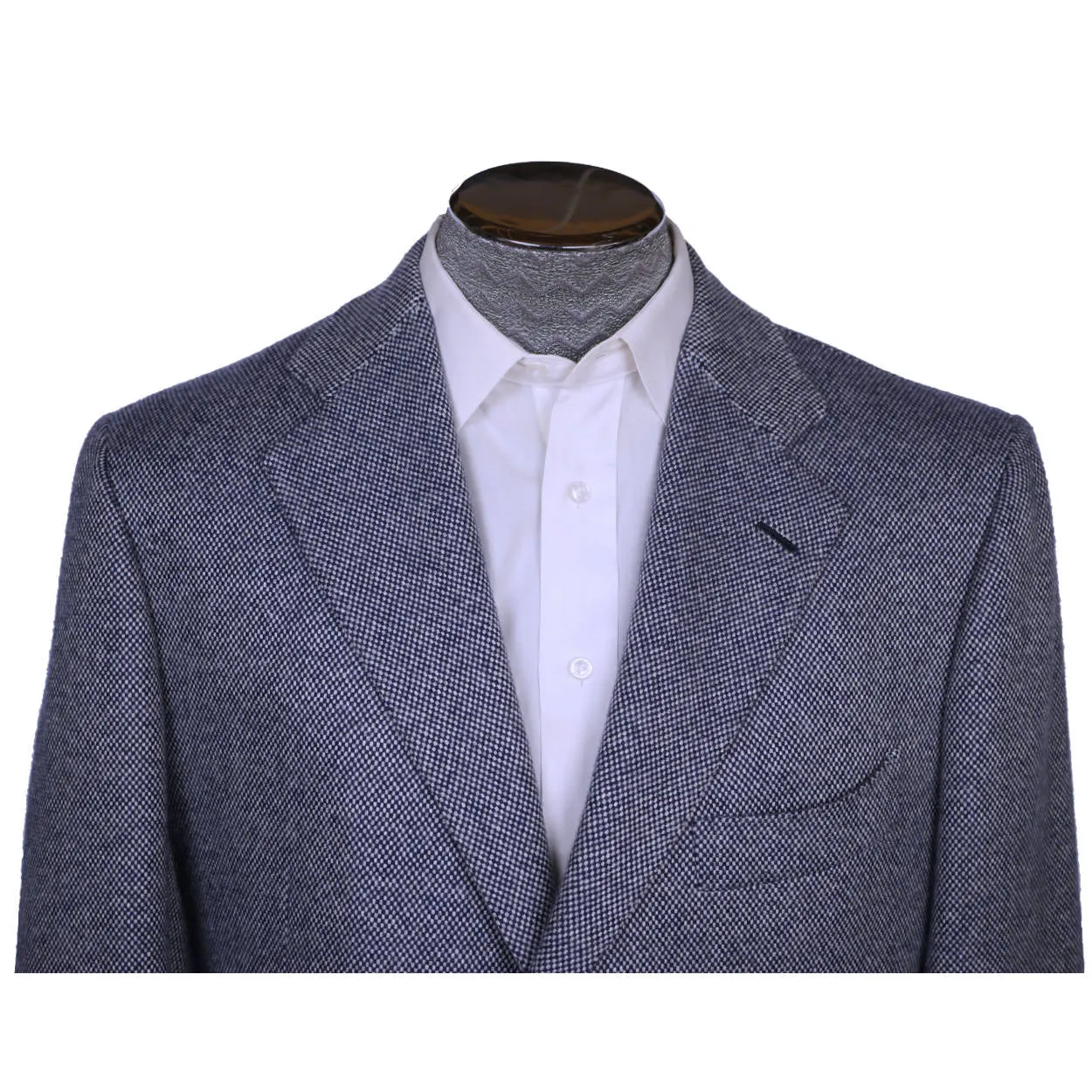 Cesare Attolini Napoli Mens Suit Jacket Pure Cashmere Birdseye Weave 41 42 Long