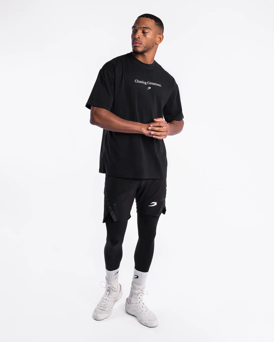 Chasing Greatness Oversized T-Shirt - Black