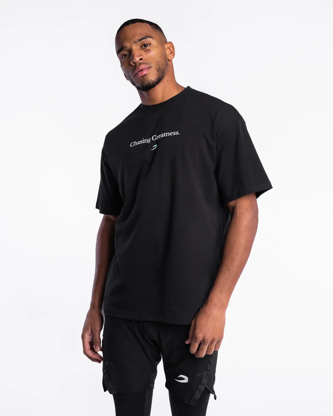 Chasing Greatness Oversized T-Shirt - Black