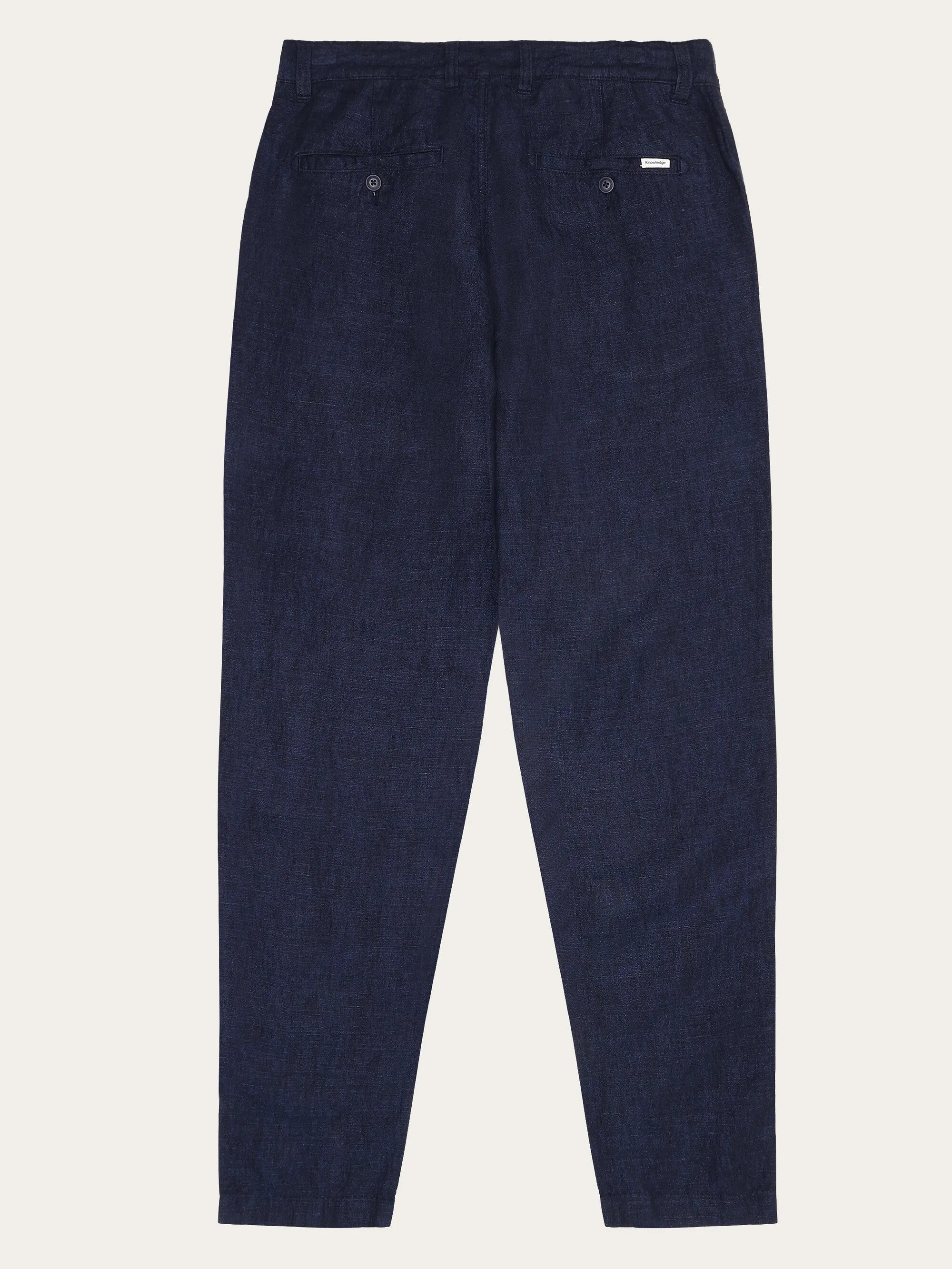 CHUCK regular linen pants - GOTS/Vegan - Total Eclipse