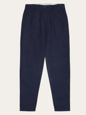 CHUCK regular linen pants - GOTS/Vegan - Total Eclipse