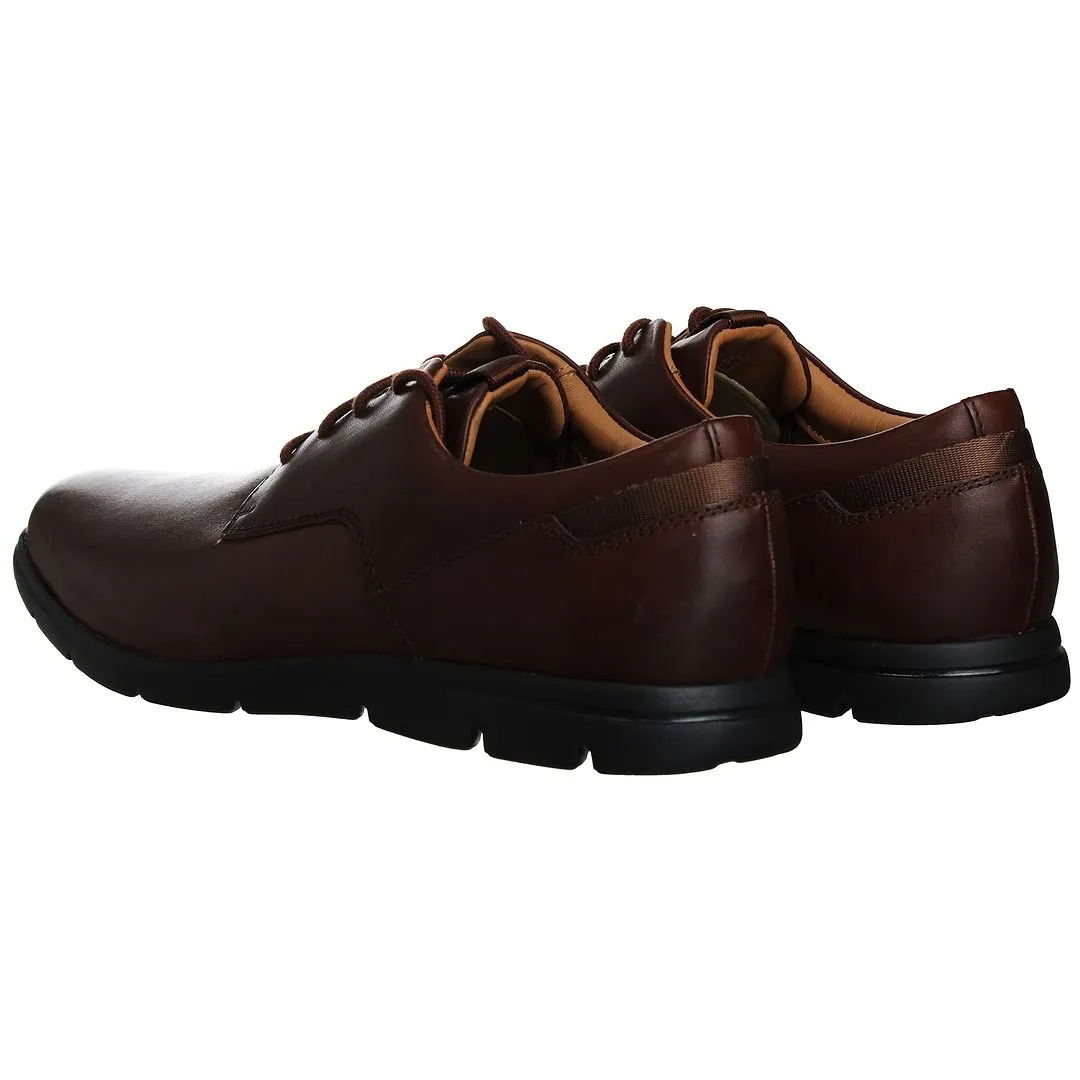 Clarks Vennor Walk Mens Brown Shoes