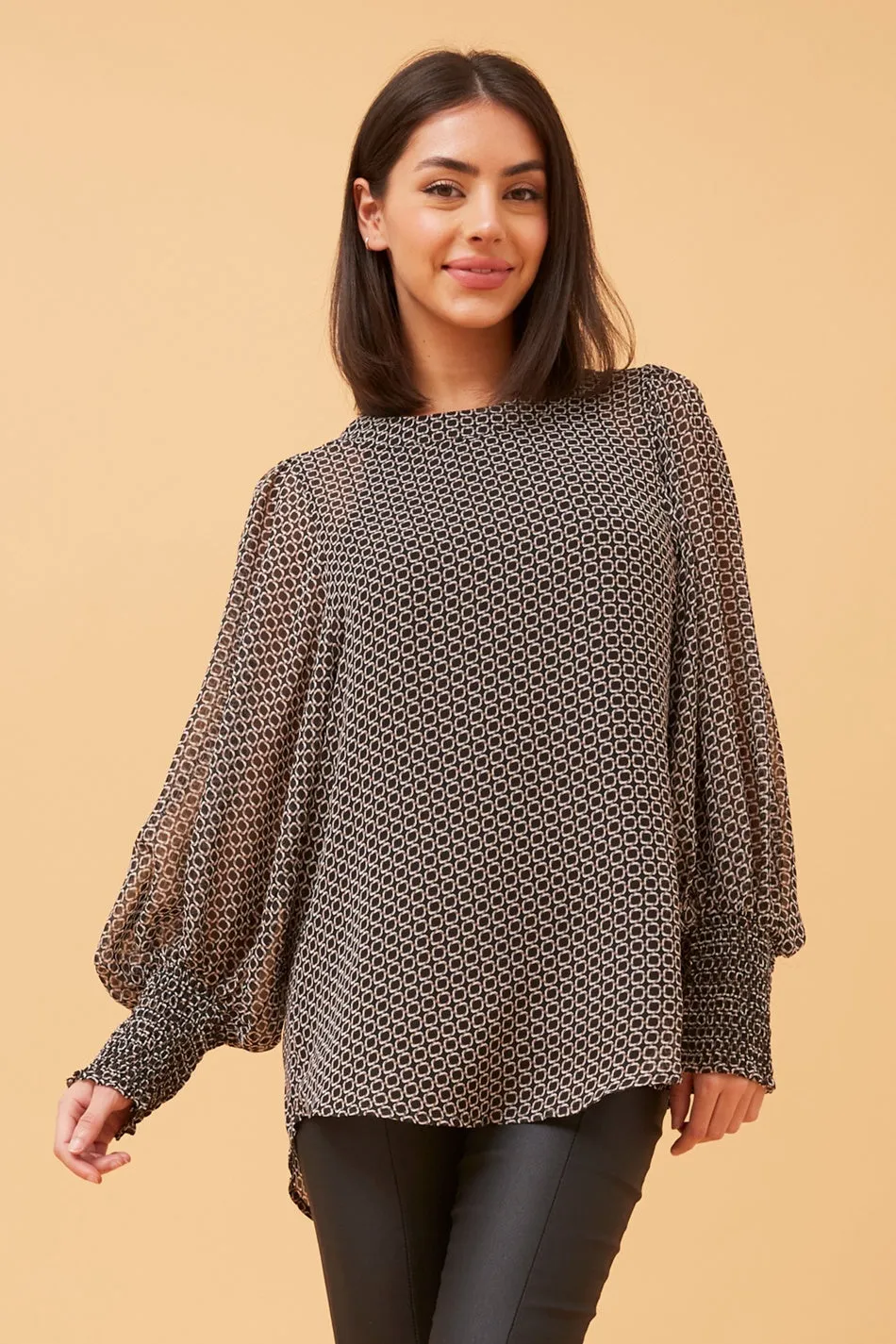 CLASSIC BALLOON SLEEVE TOP