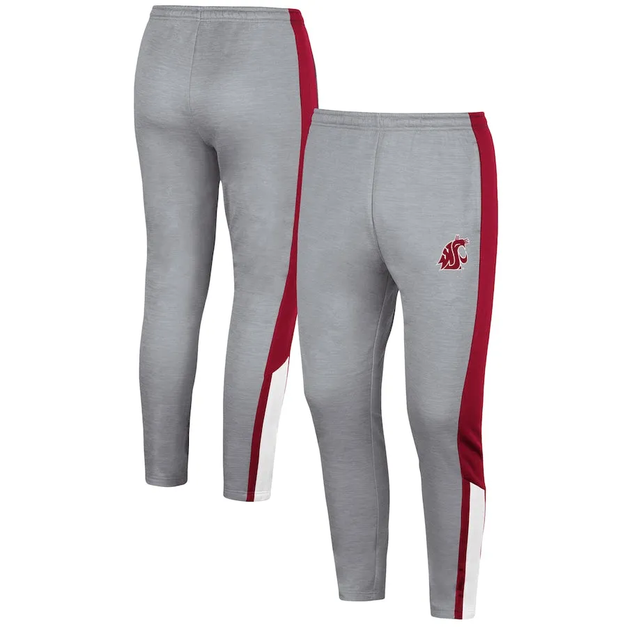 Colosseum Mens light gray WSU Jogger Pants