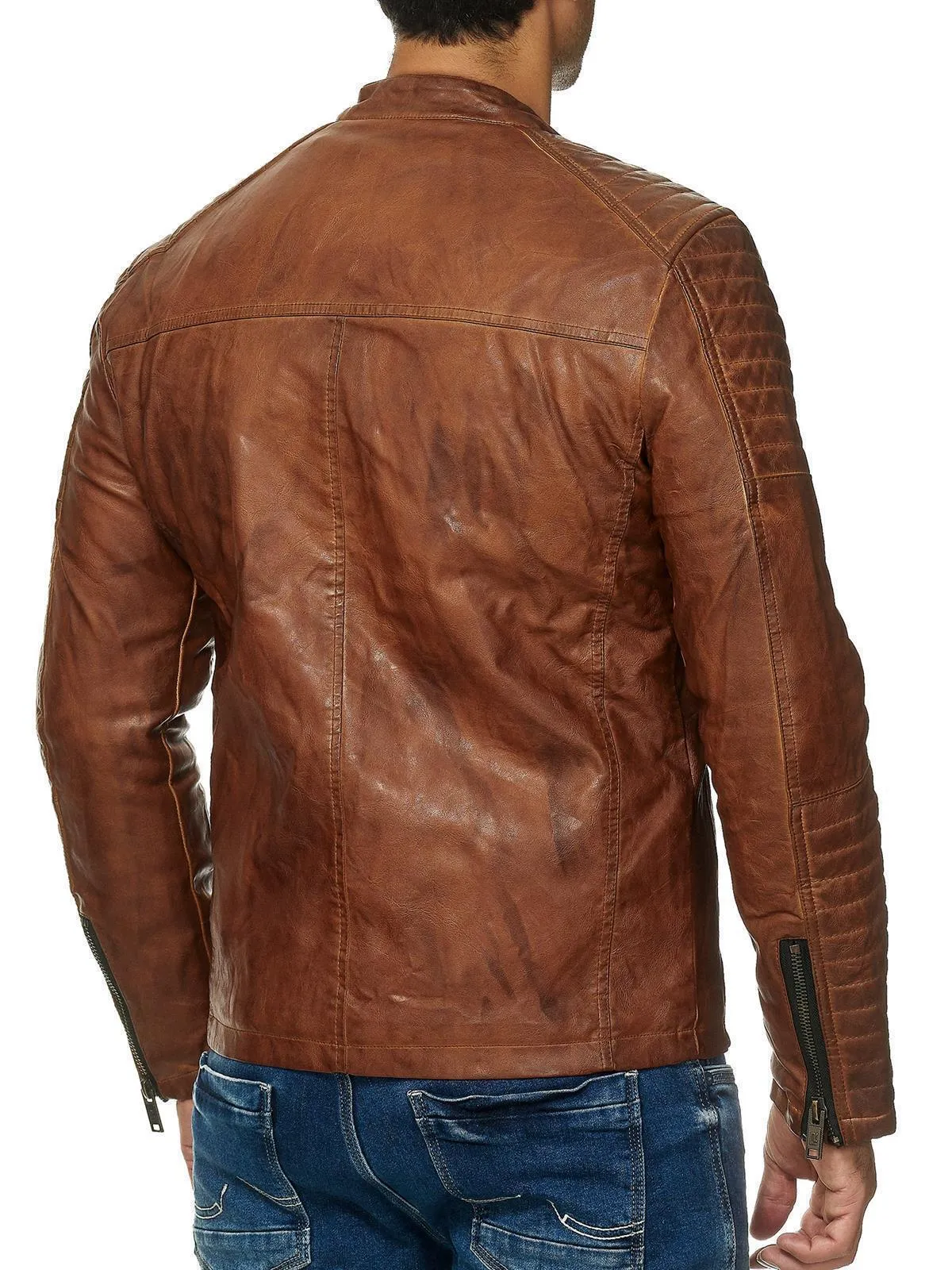 Cooper Biker Style Leather Jacket