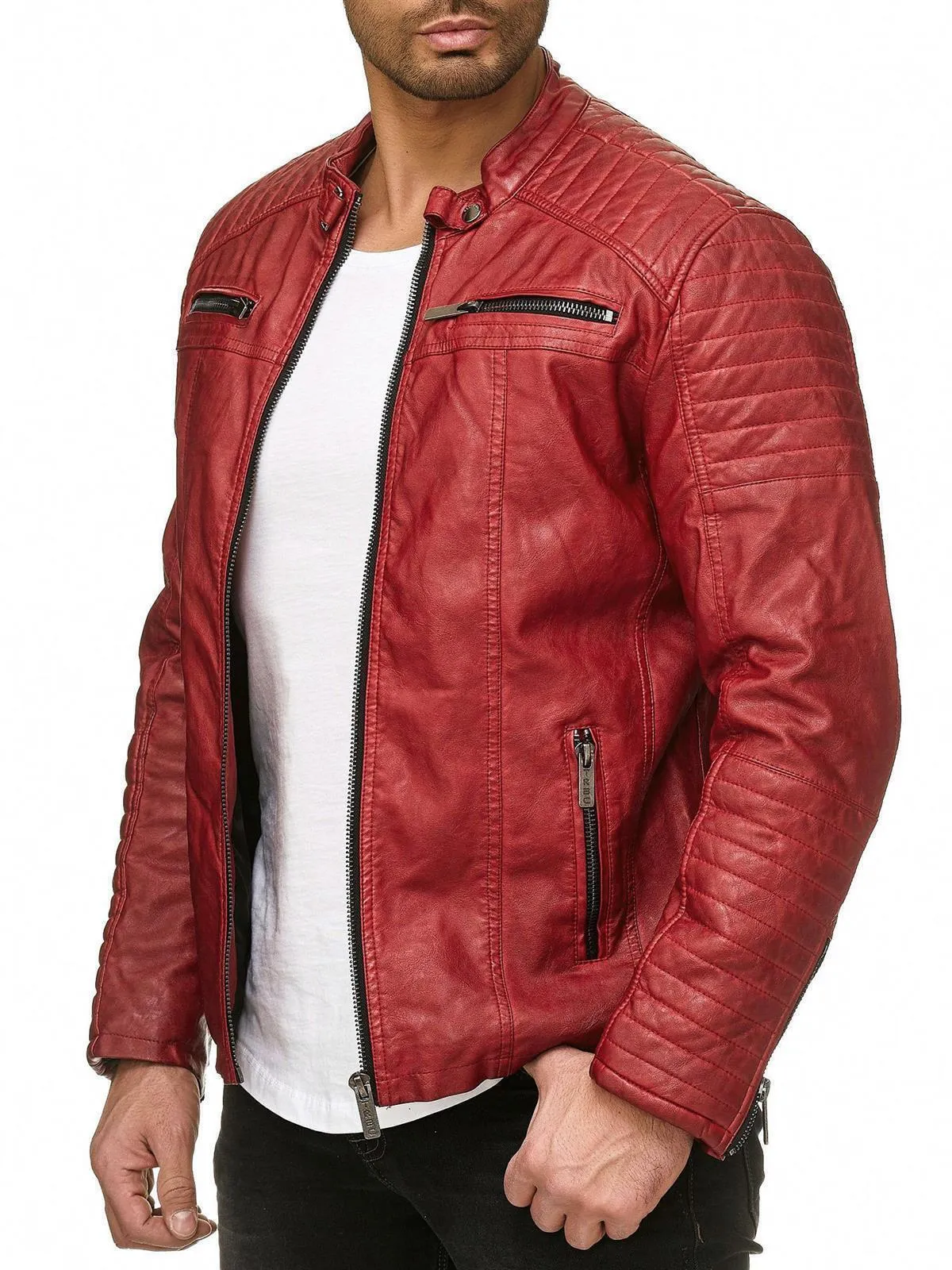 Cooper Biker Style Leather Jacket