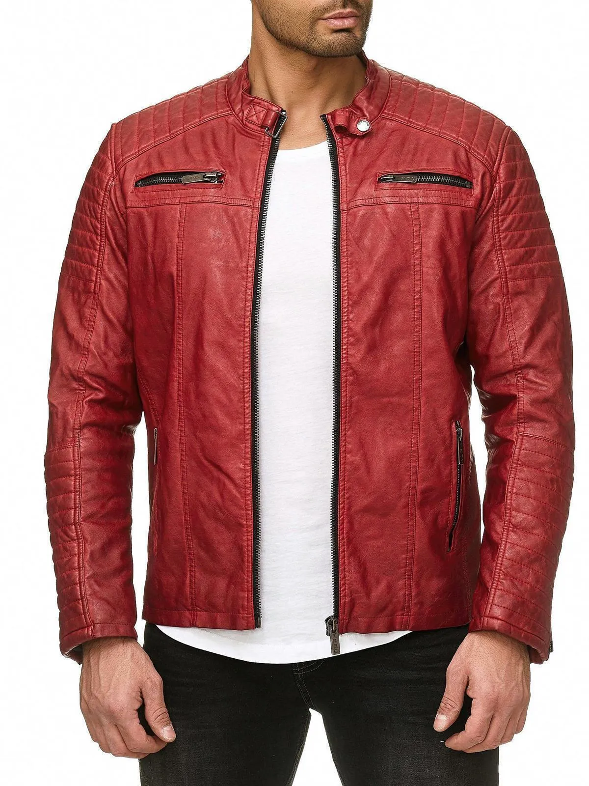 Cooper Biker Style Leather Jacket