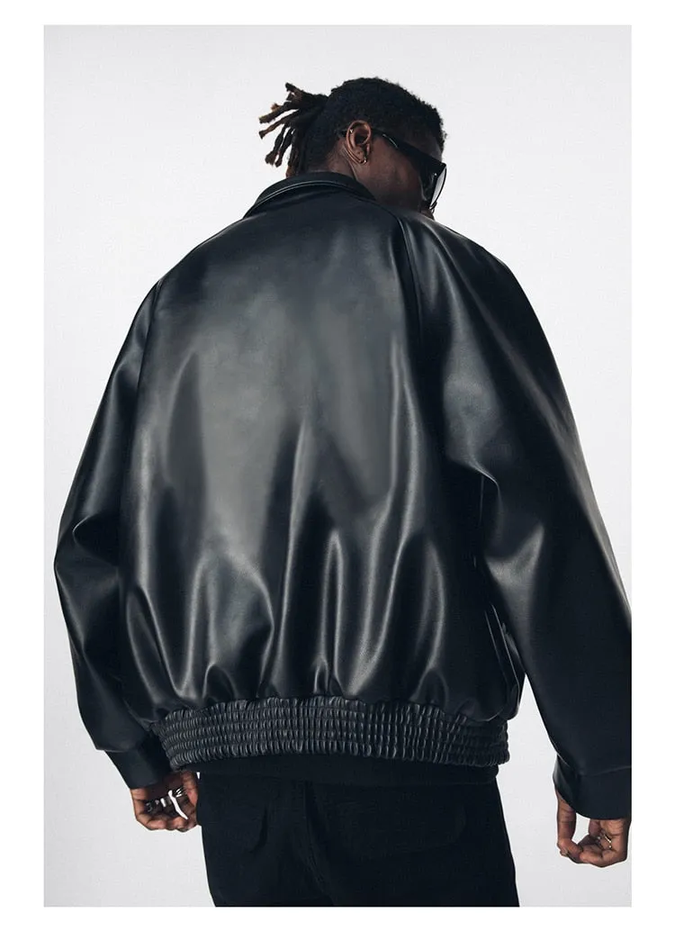 Cribs Faux Leather Jacket