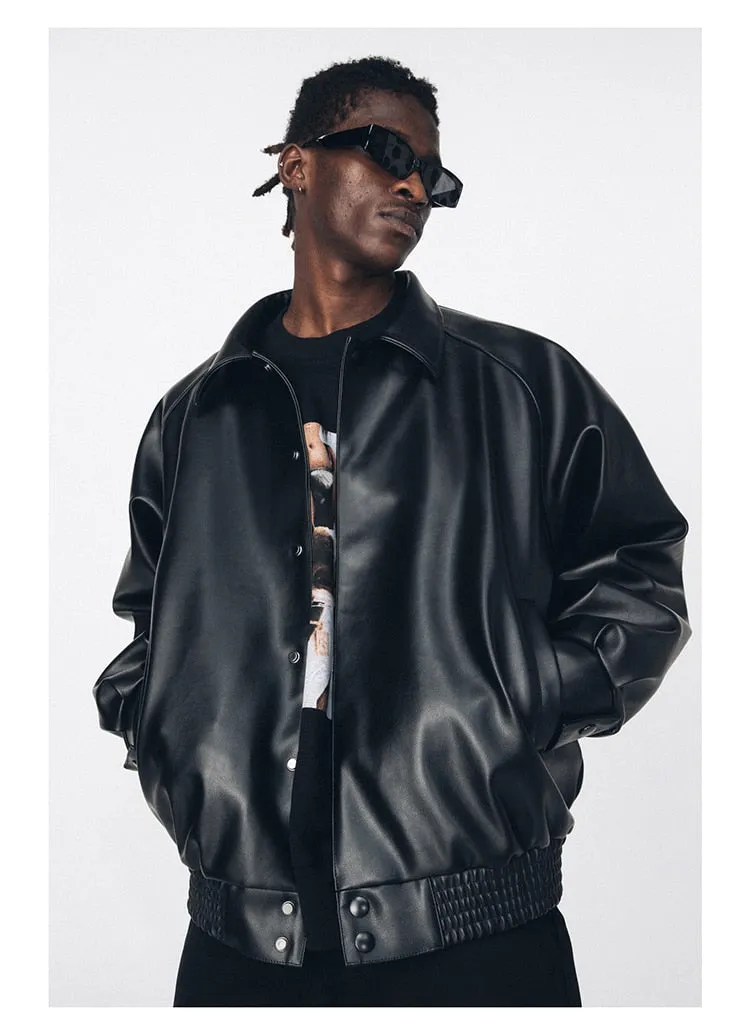 Cribs Faux Leather Jacket