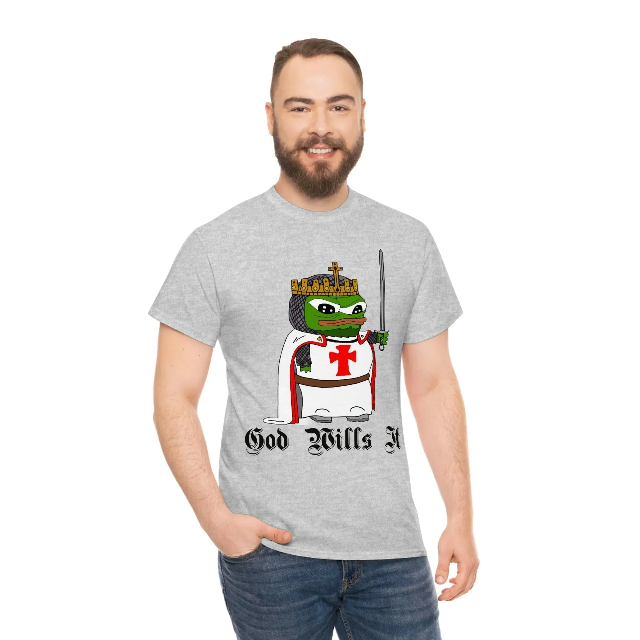 Crusader Pepe "God Wills It" Shirt