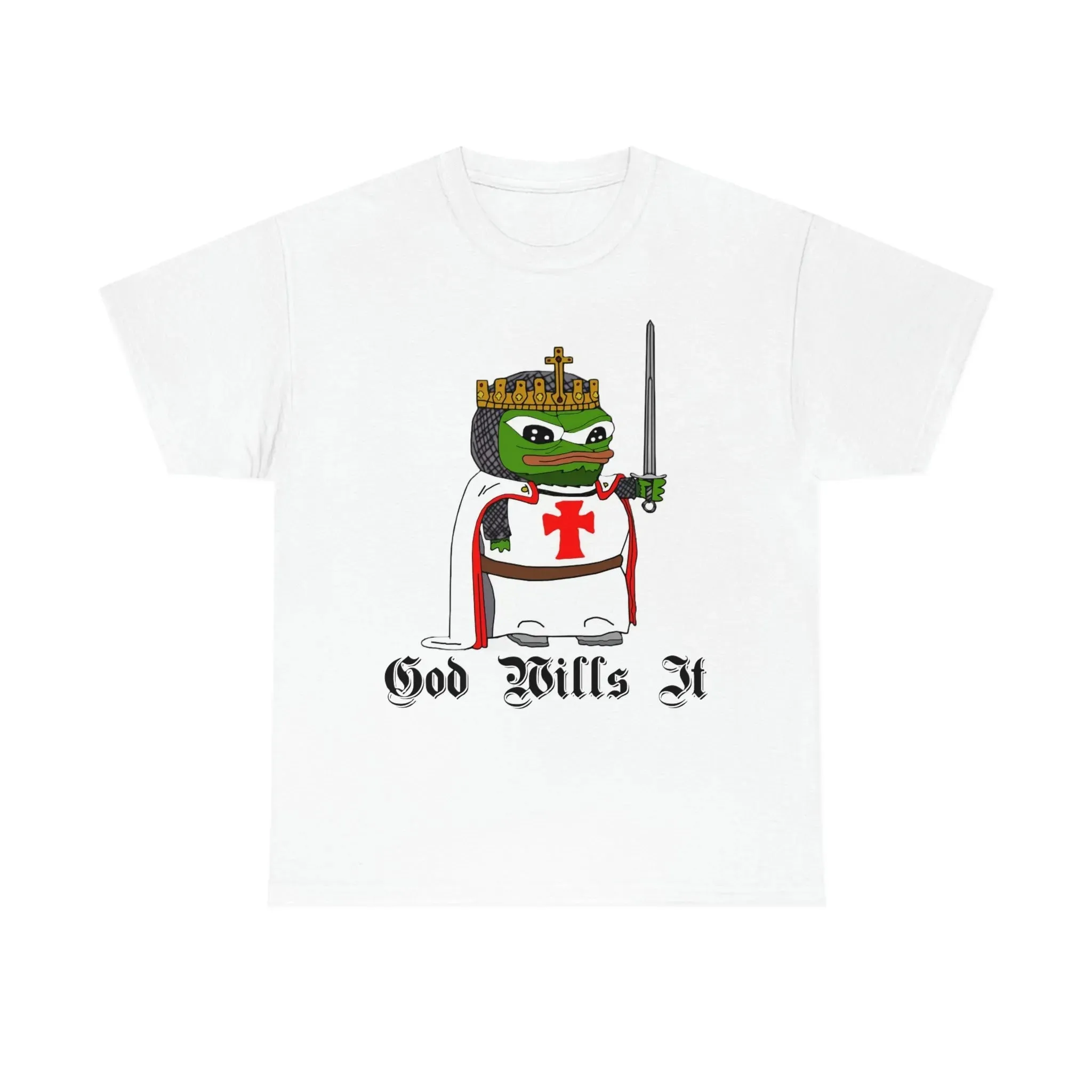 Crusader Pepe "God Wills It" Shirt