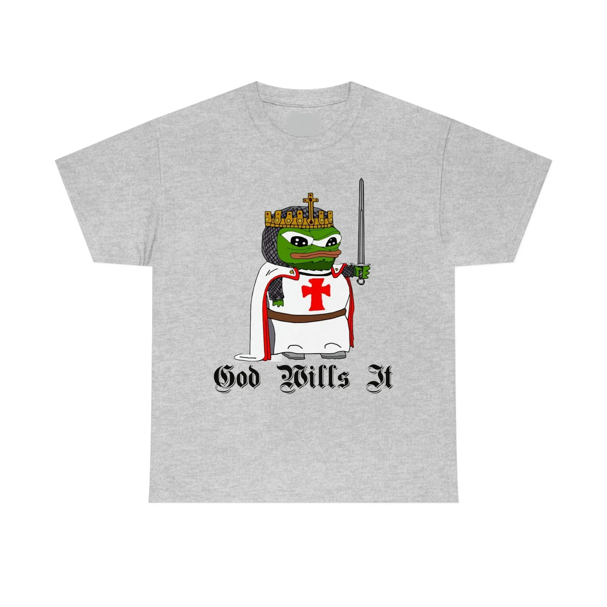 Crusader Pepe "God Wills It" Shirt