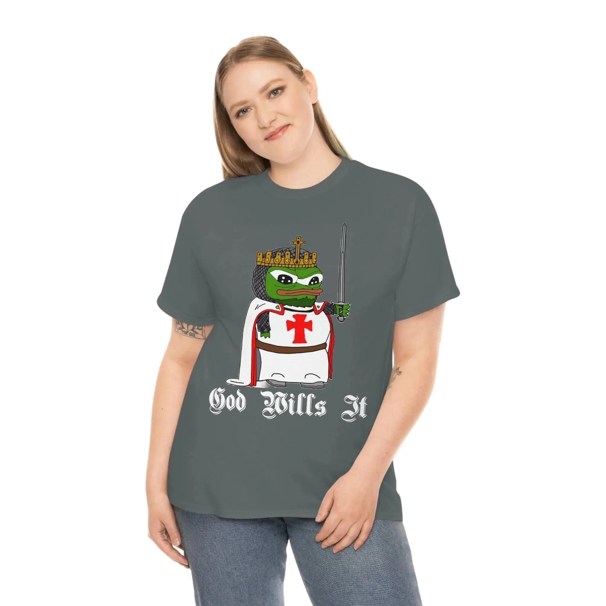 Crusader Pepe "God Wills It" Shirt