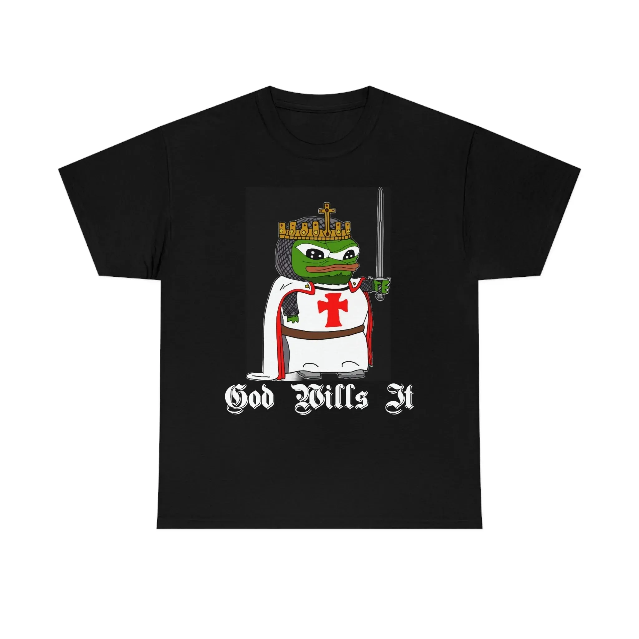 Crusader Pepe "God Wills It" Shirt