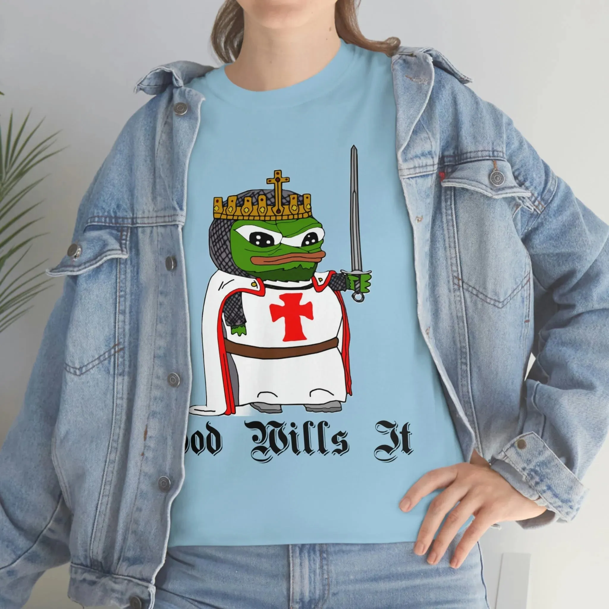 Crusader Pepe "God Wills It" Shirt