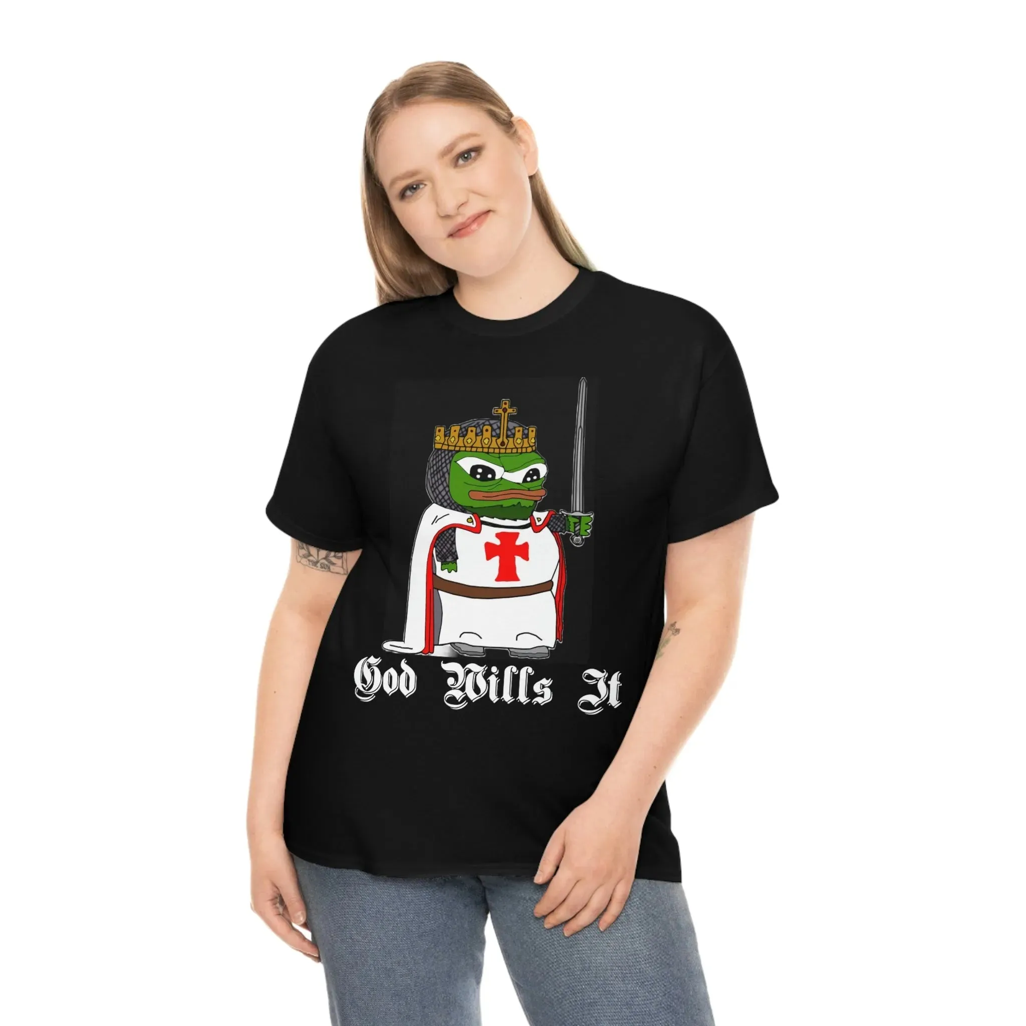 Crusader Pepe "God Wills It" Shirt