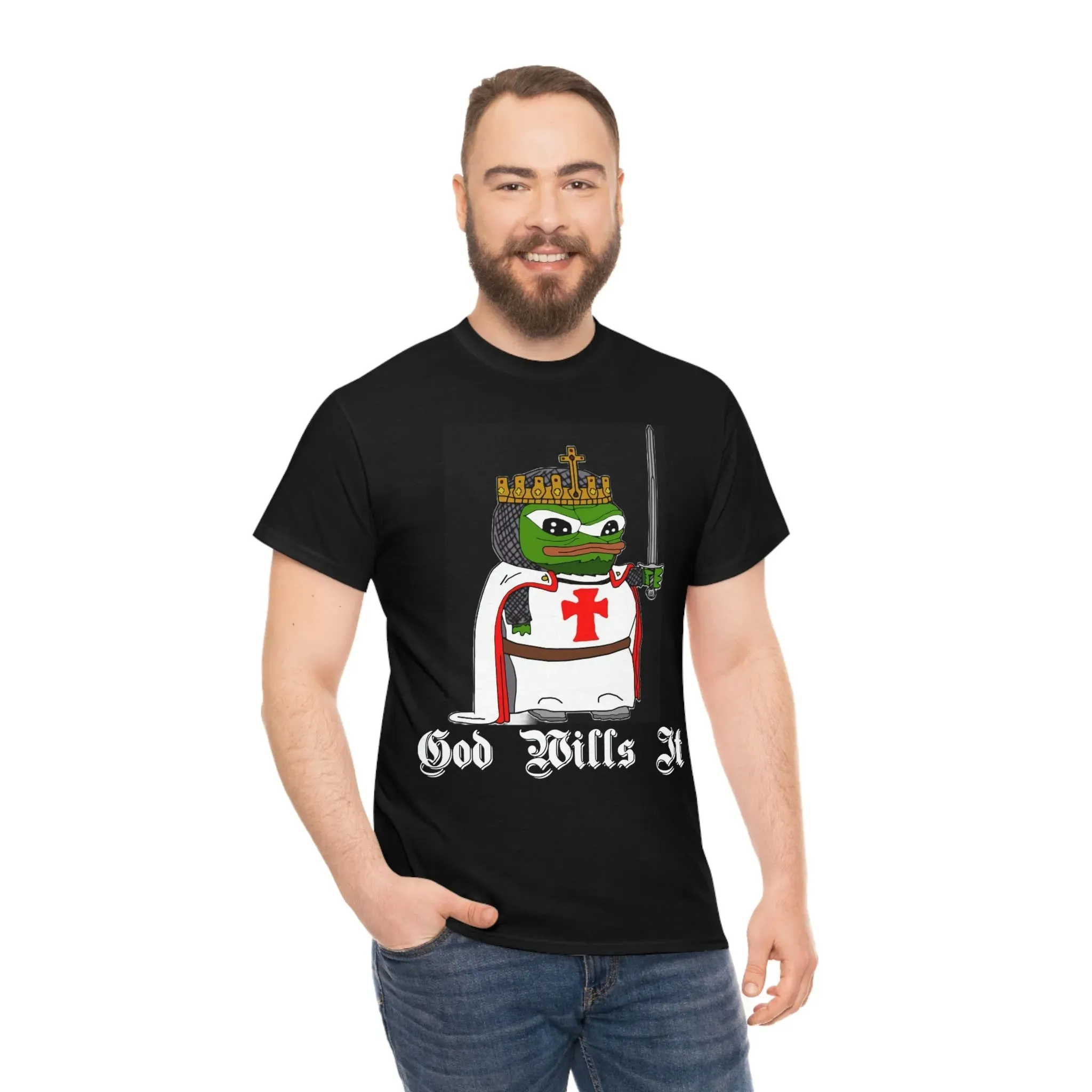 Crusader Pepe "God Wills It" Shirt