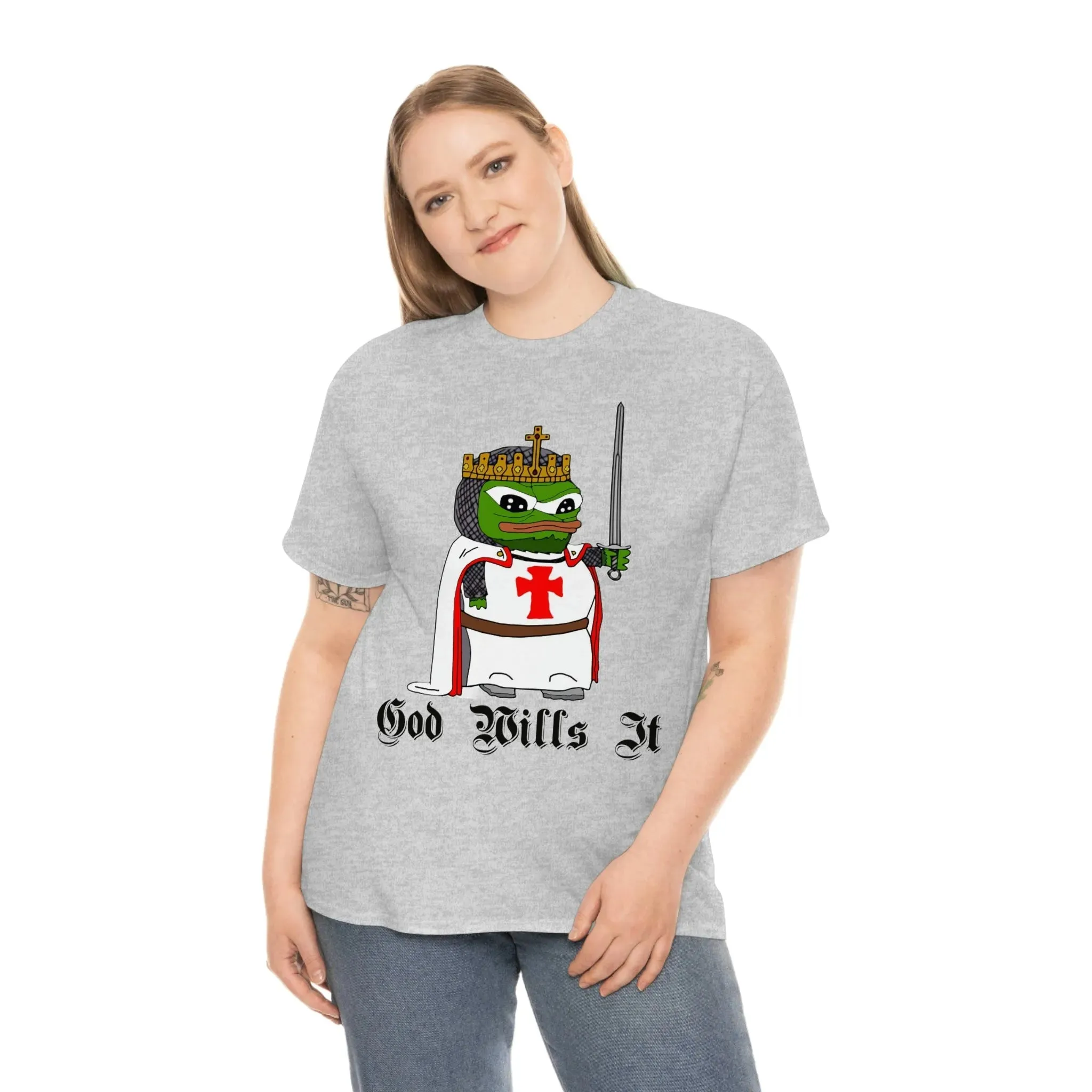 Crusader Pepe "God Wills It" Shirt