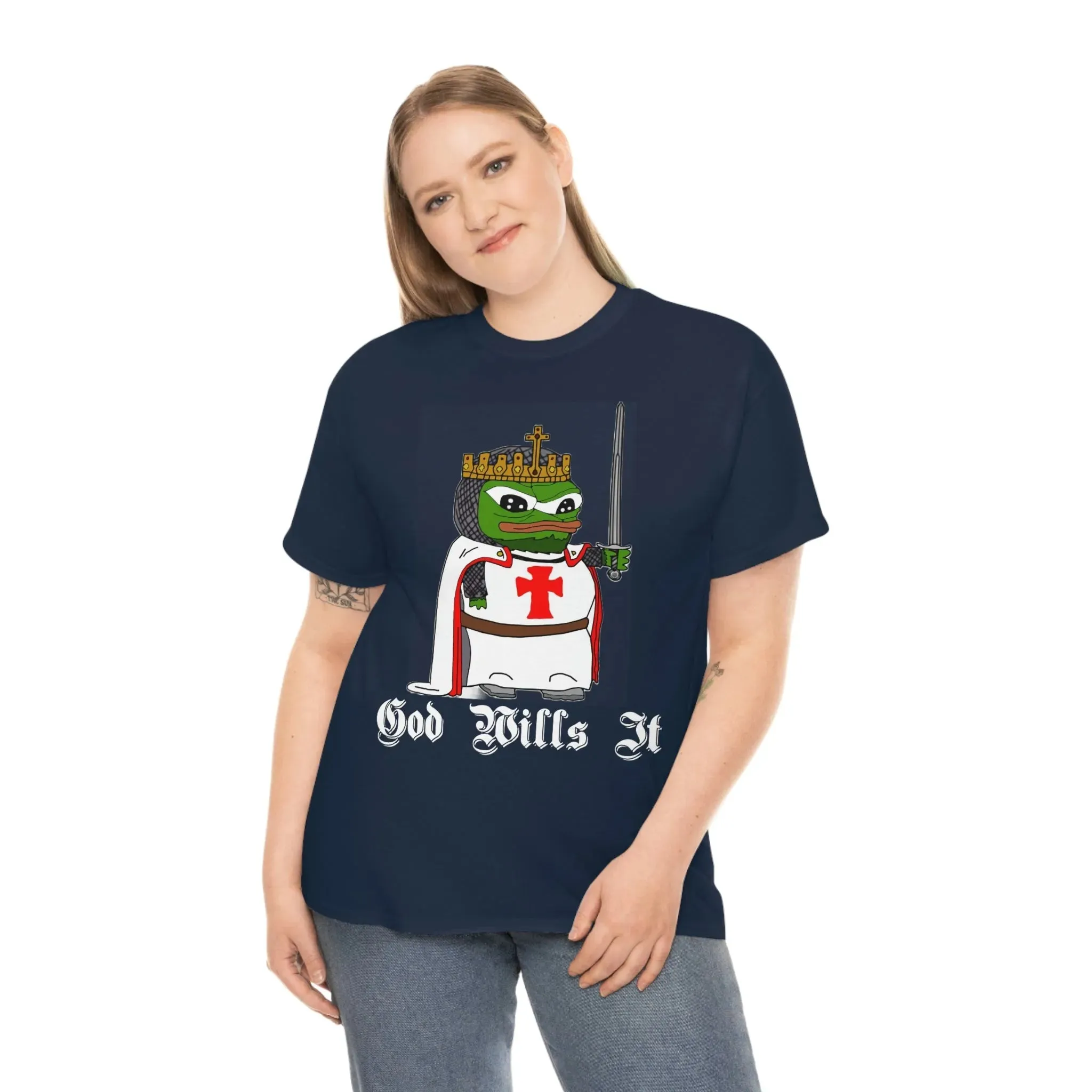 Crusader Pepe "God Wills It" Shirt