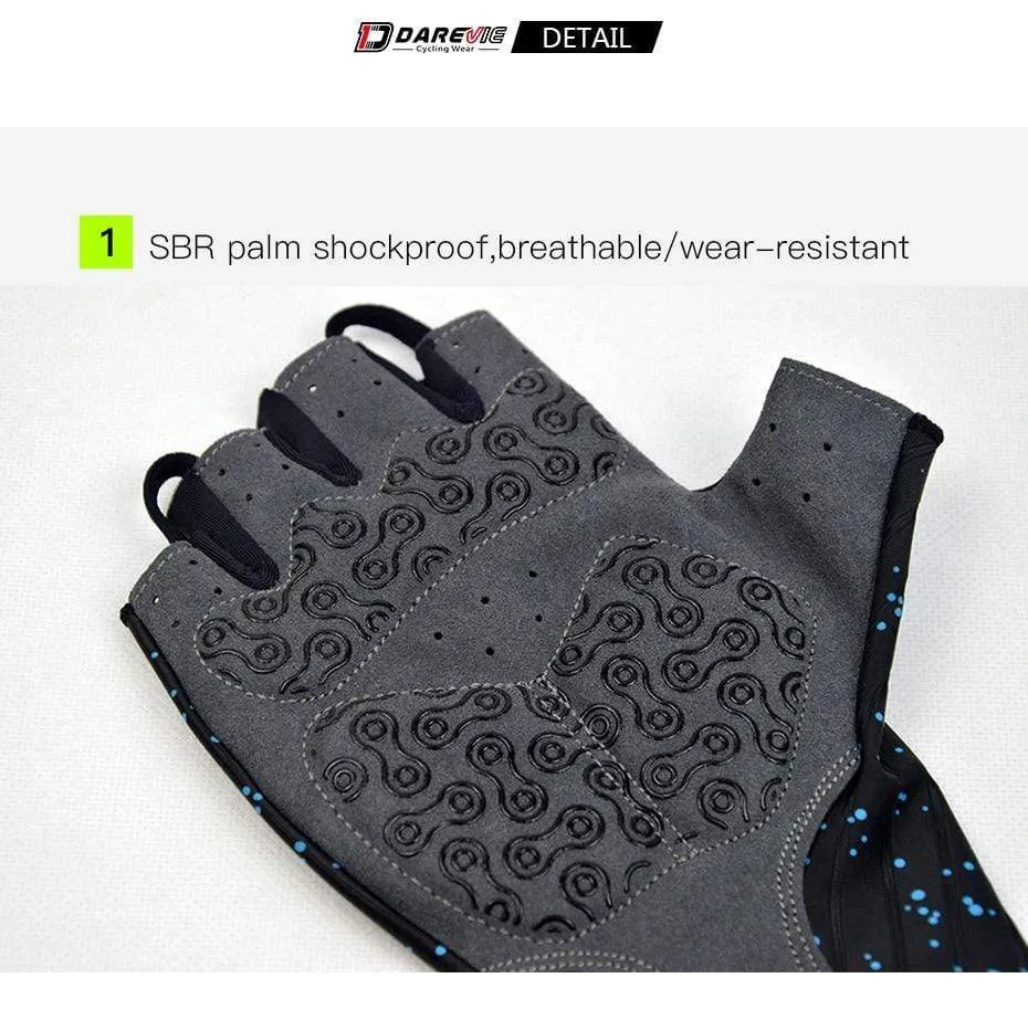 Cycling Gloves Pro Light Soft Breathable Cool Dry Half Finger Cycling Glove Anti Slip Shockproof Bike Gloves MTB Road