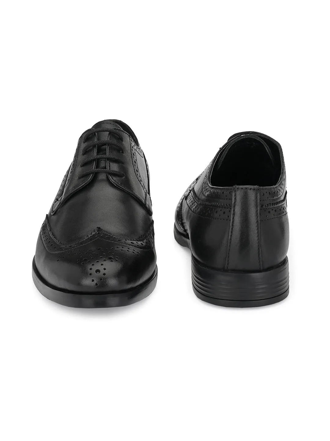 Darvey Black Brogues