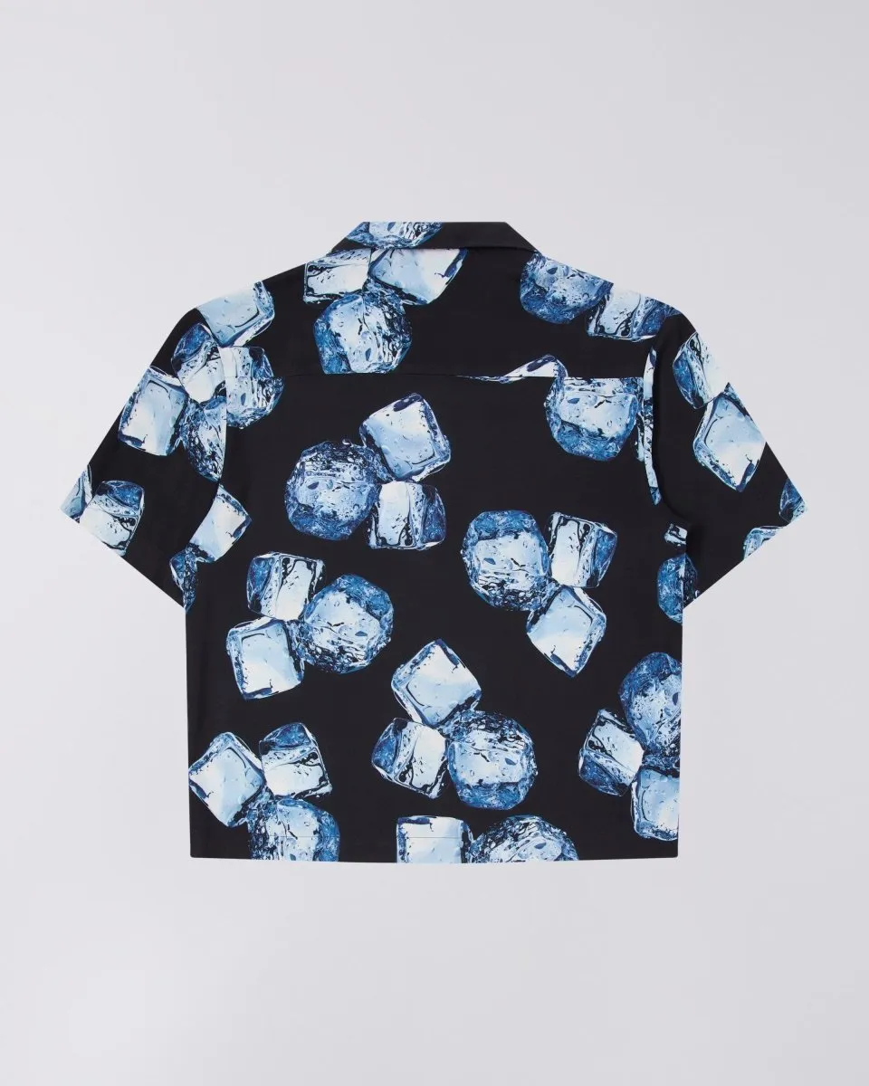 EDWIN ICE CUBE shirt SS - BLUE