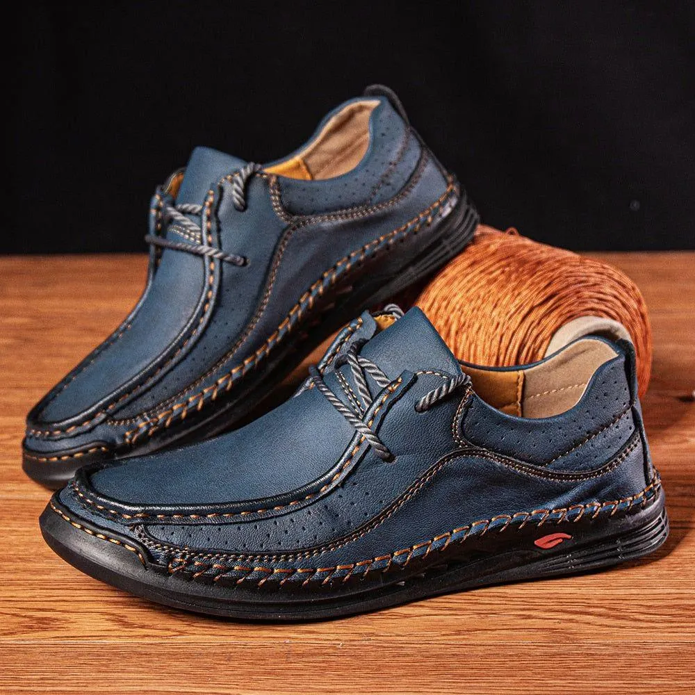 FC204 Soft Breathable Leather Men's Casual Shoes