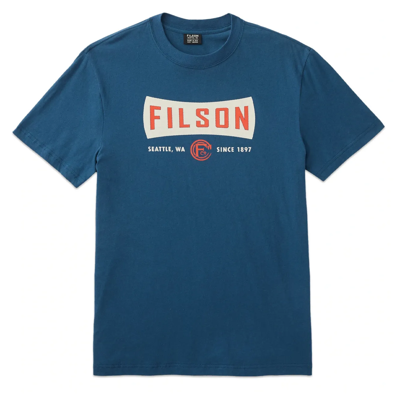 Filson S/S Lightweight Graphic Outfitter T-Shirt Blue Wing Tl