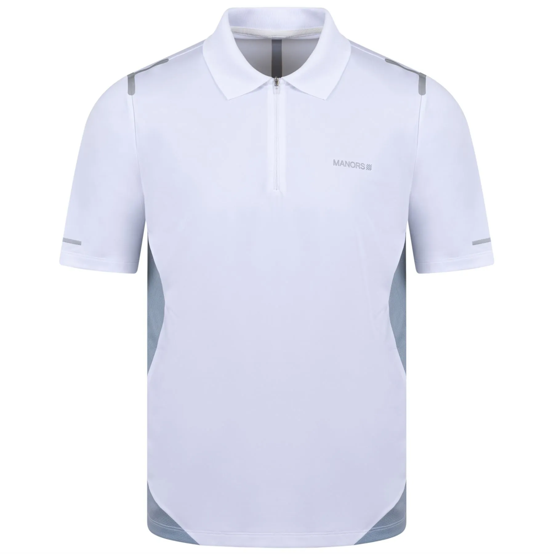 Frontier Quarter Zip Polo White - 2024