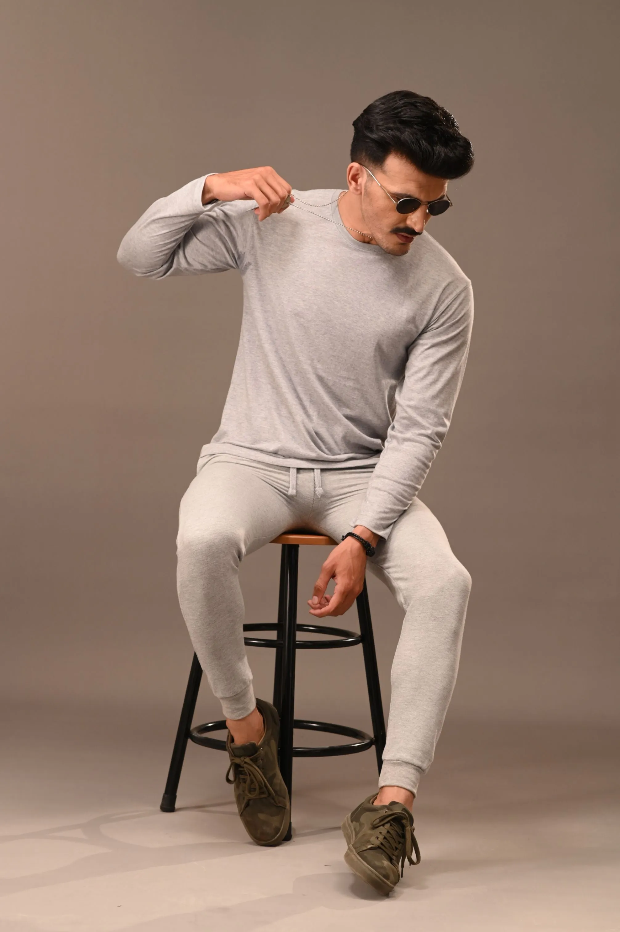 Heather Gray Jogger Pant