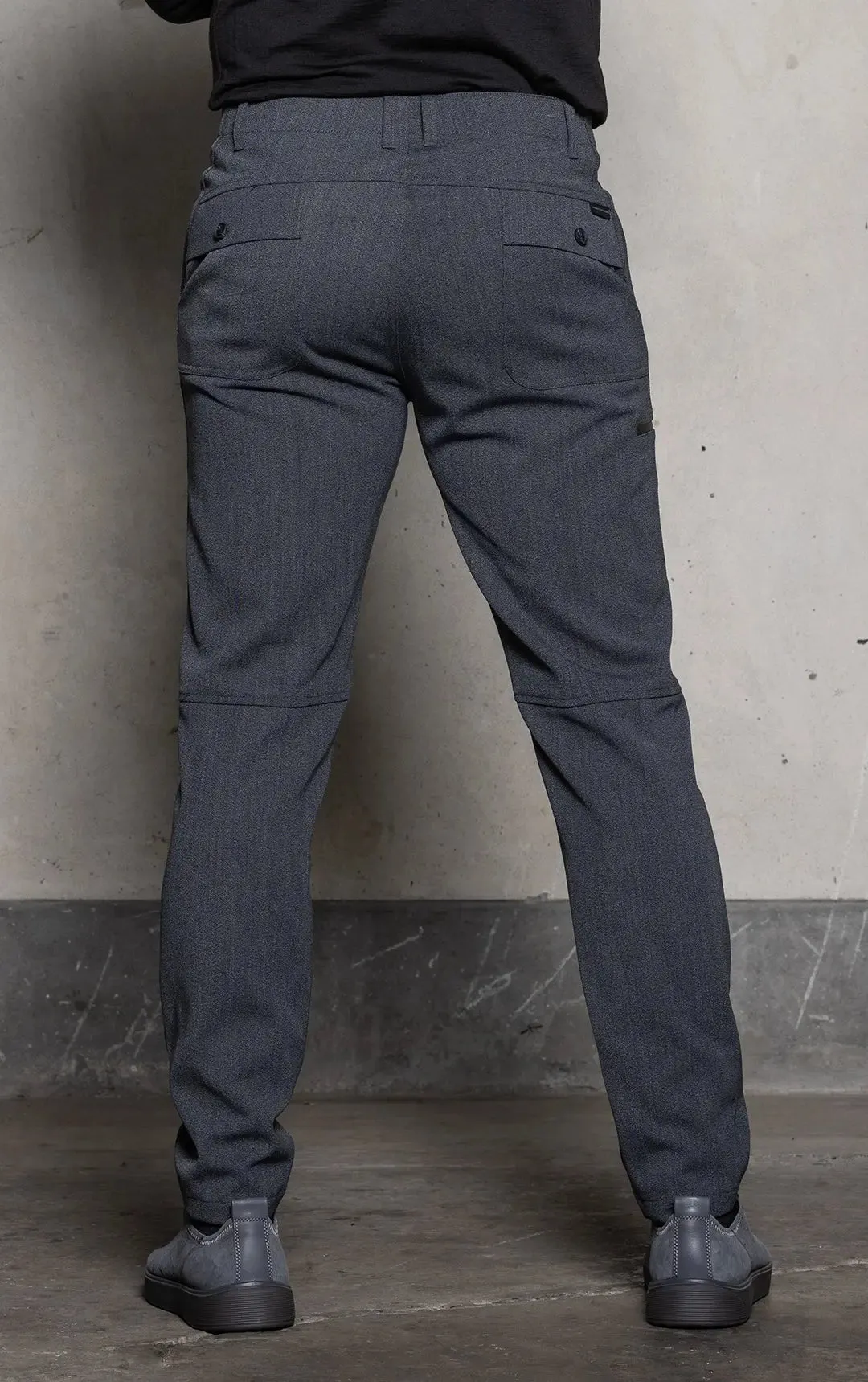 HIGH TWIST WOOL BLEND TROUSER - CLEARANCE