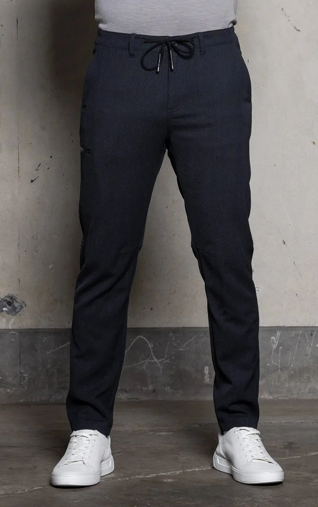 HIGH TWIST WOOL BLEND TROUSER - CLEARANCE