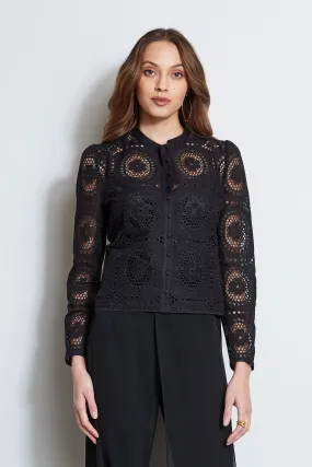 Lace Button Shirt