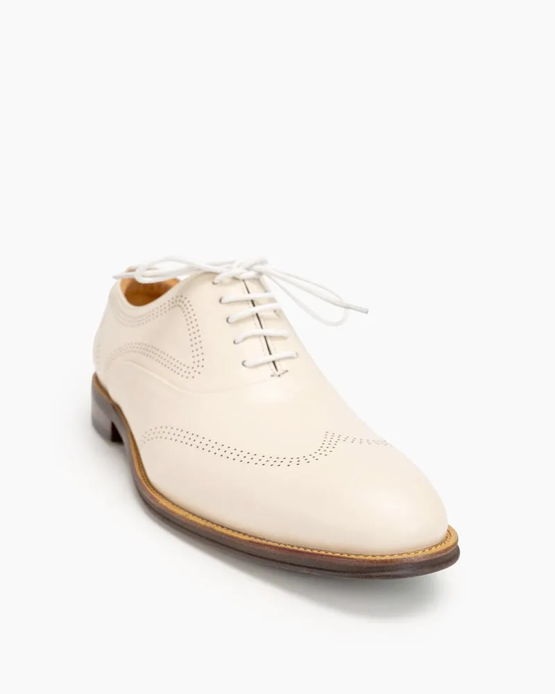 Men's Handmade Leather Oxfords Lace-up Formal Shoes